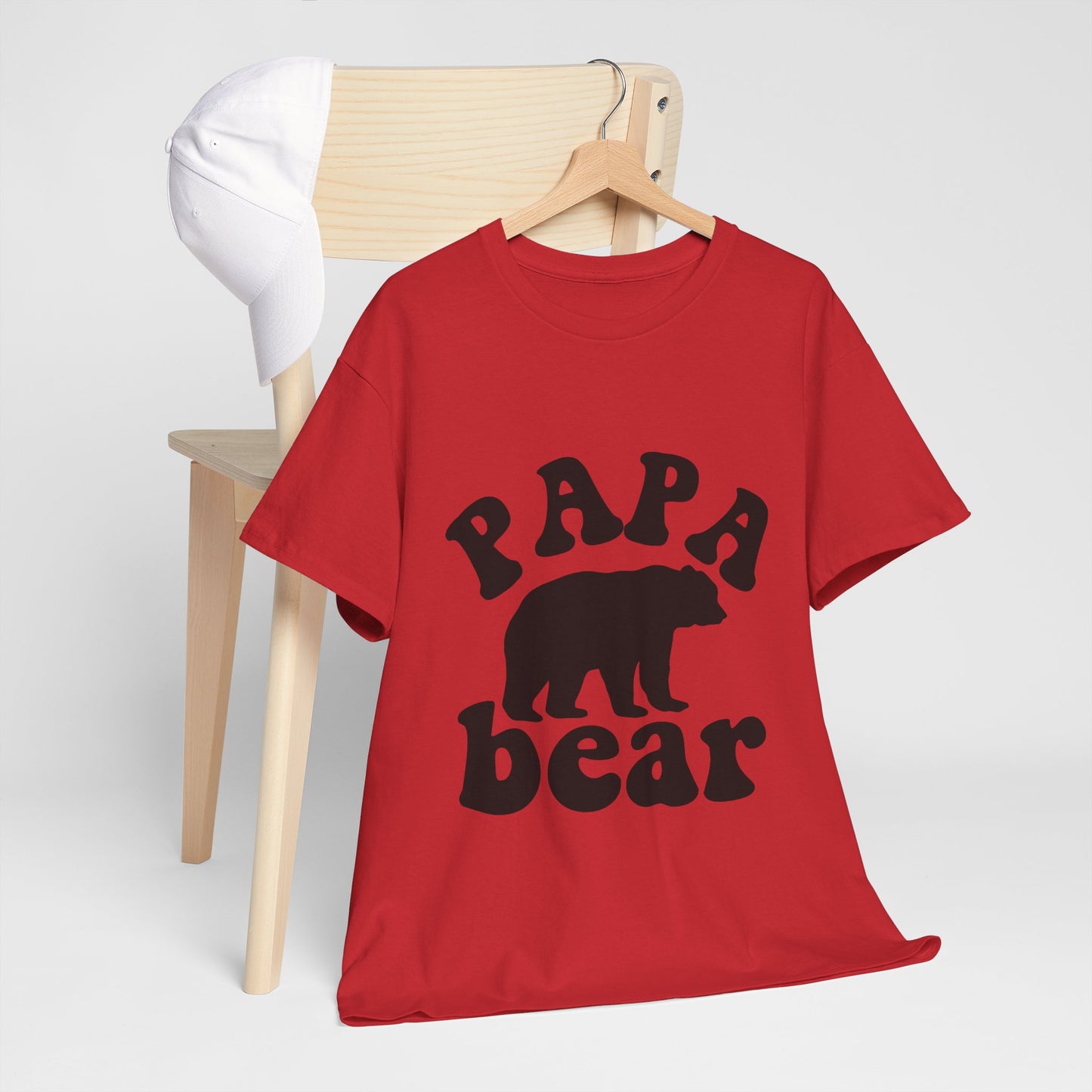 Papa Bear Unisex Heavy Cotton Tee