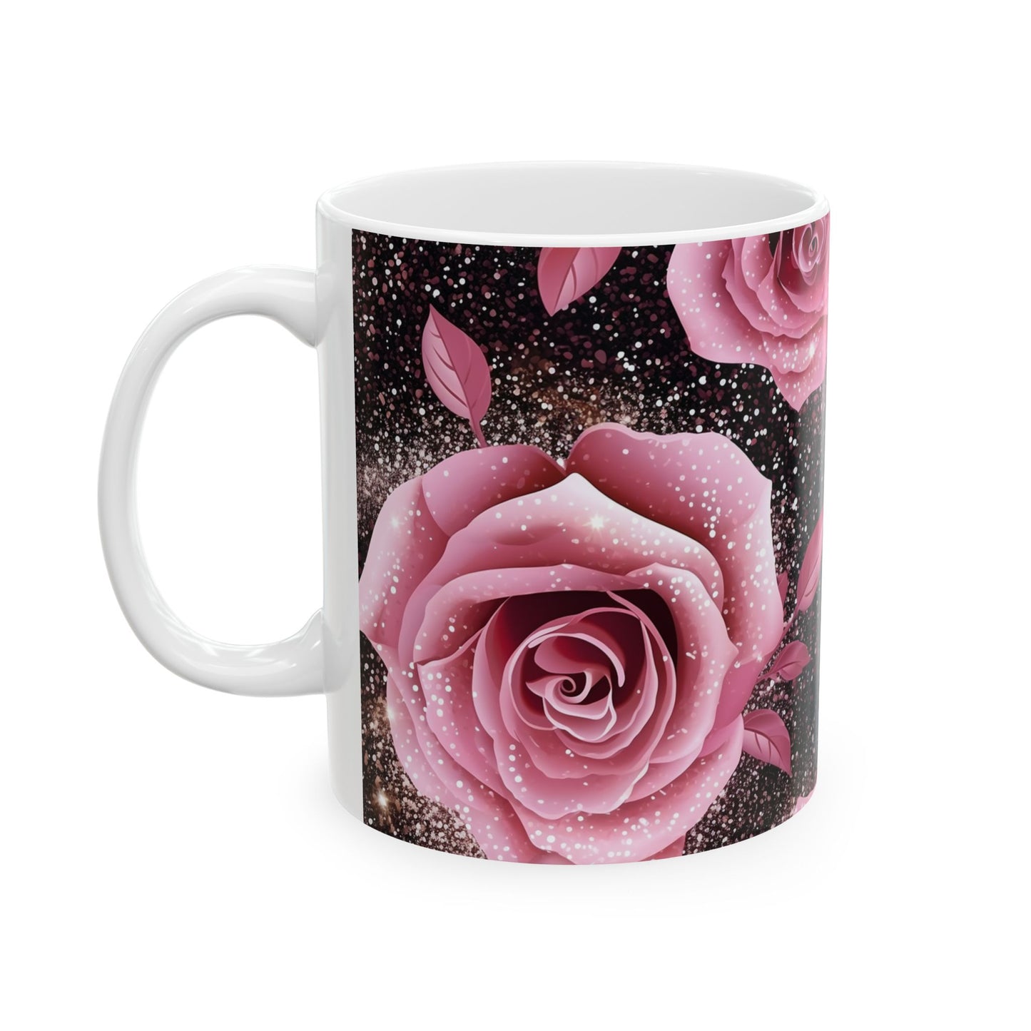 Coquette Rose Mug Ceramic Mug, (11oz, 15oz)