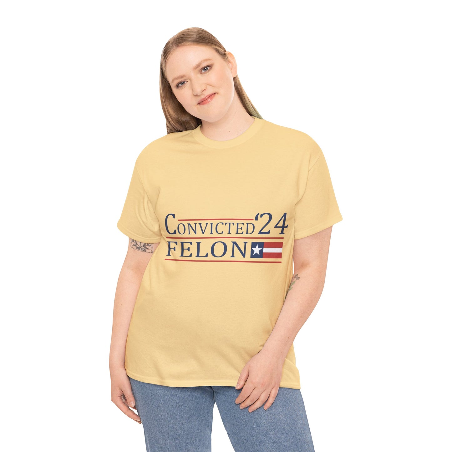 Convicted Felon Unisex Heavy Cotton Tee