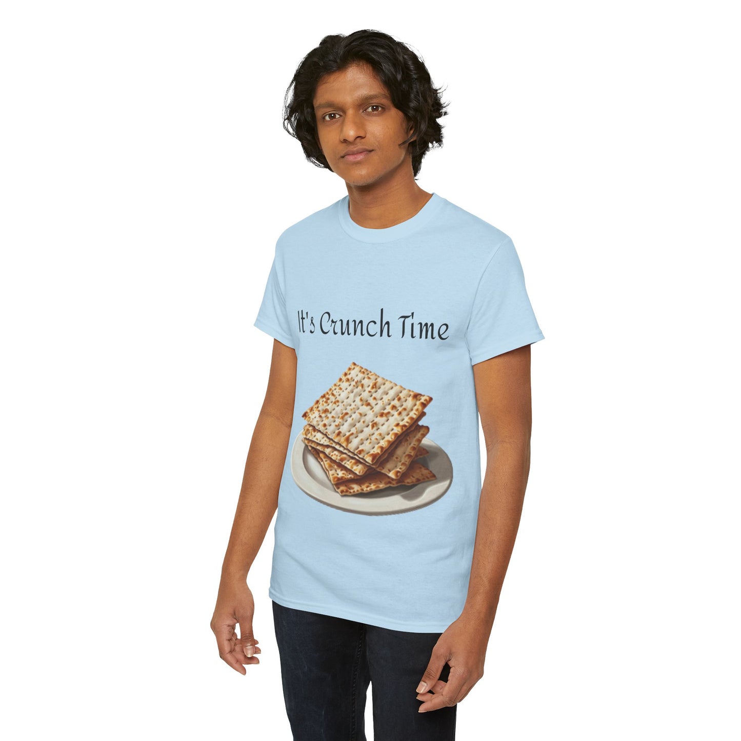 It's Crunch Time Matza Unisex Heavy Cotton Tee