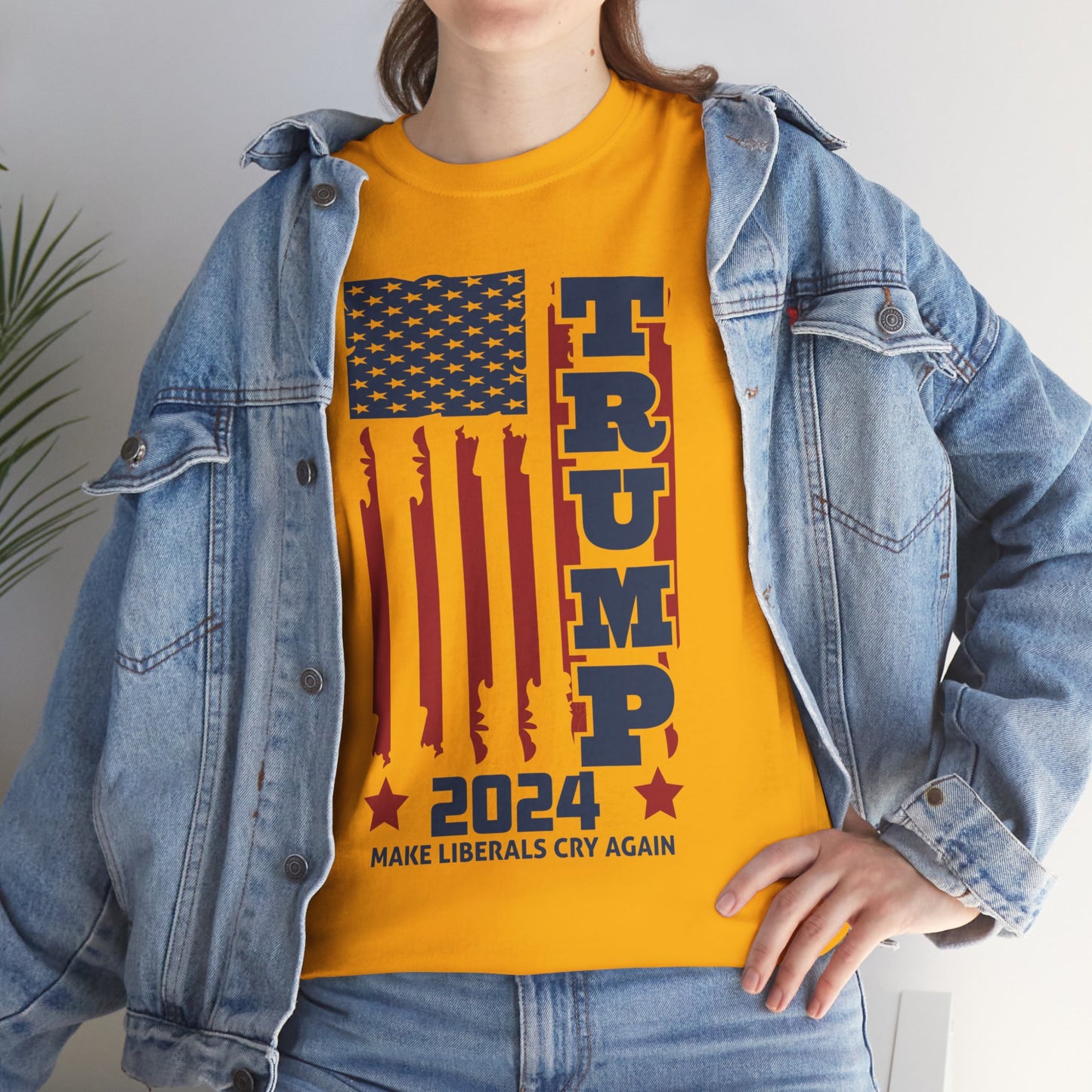 Trump 2024 A Unisex Heavy Cotton Tee