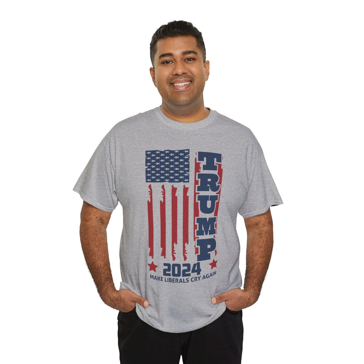 Trump 2024 A Unisex Heavy Cotton Tee