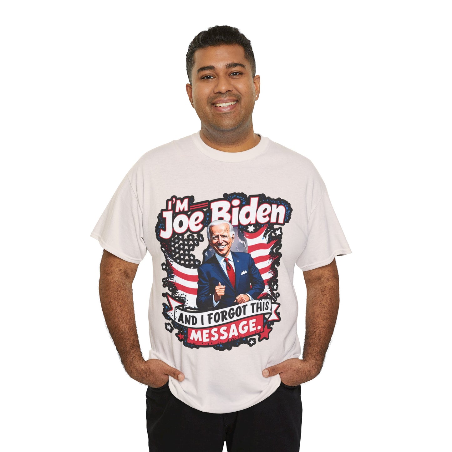 Biden I Forgot Unisex Heavy Cotton Tee