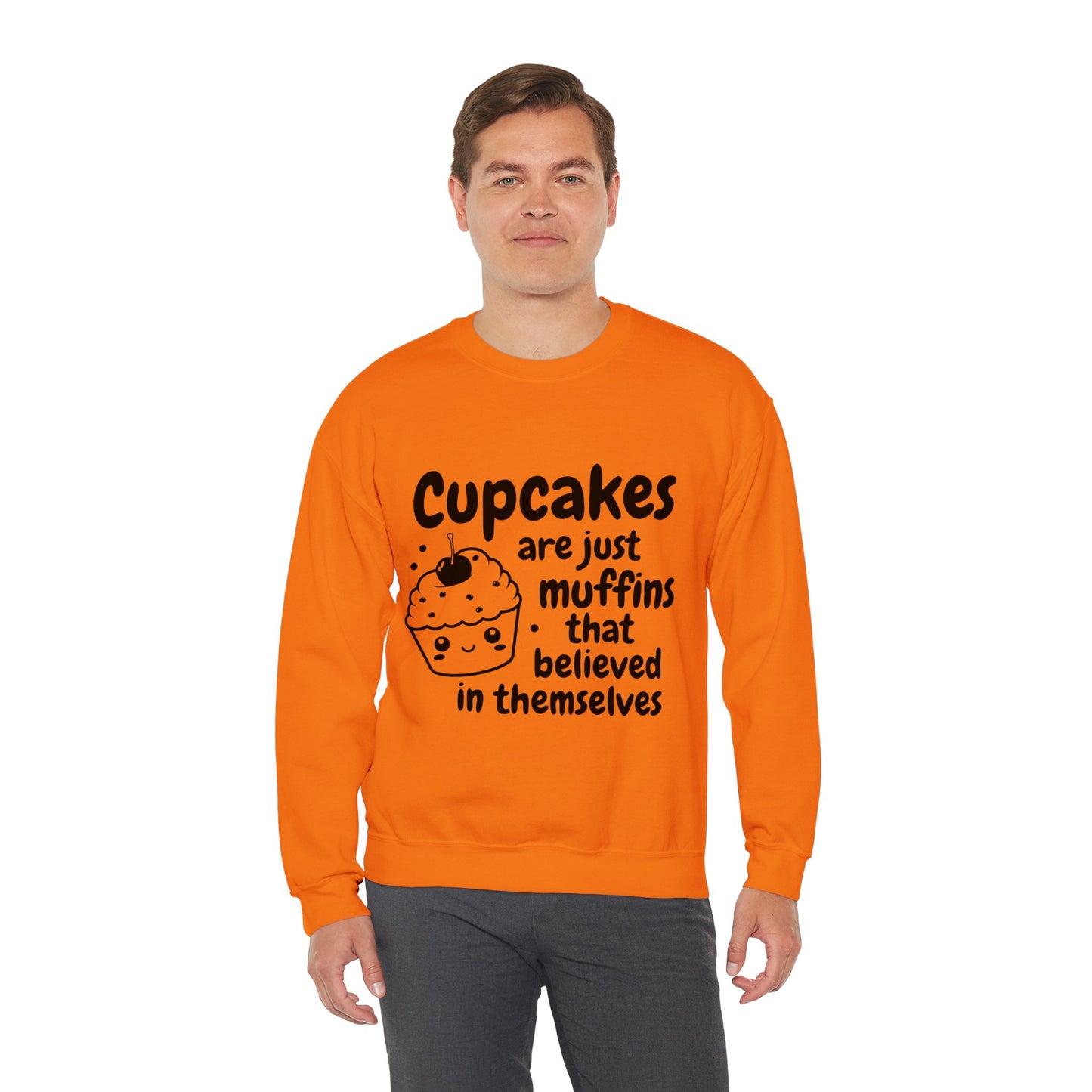 Cupcakes are Muffins Unisex Heavy Blend™ Crewneck Sweatshirt