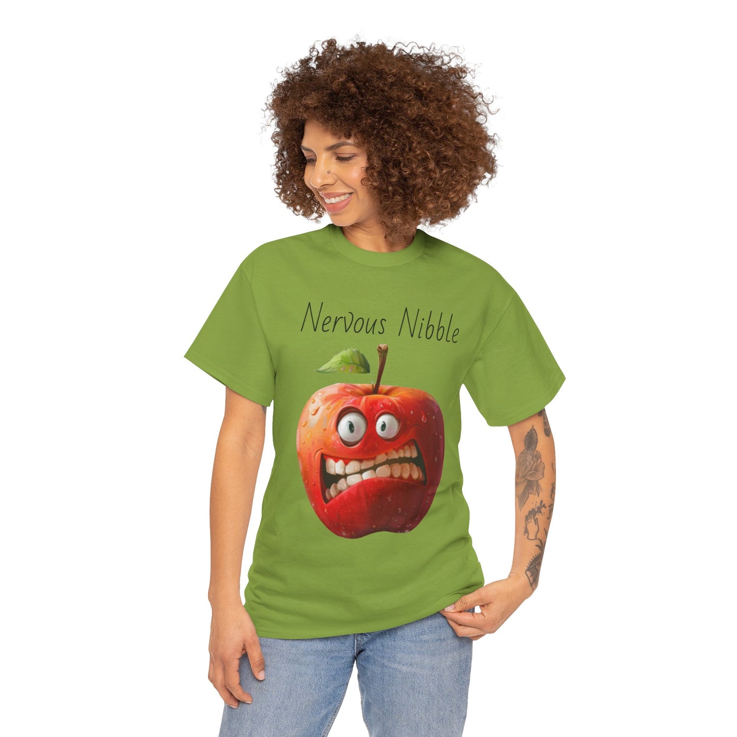 Nervous Nibble Unisex Heavy Cotton Tee