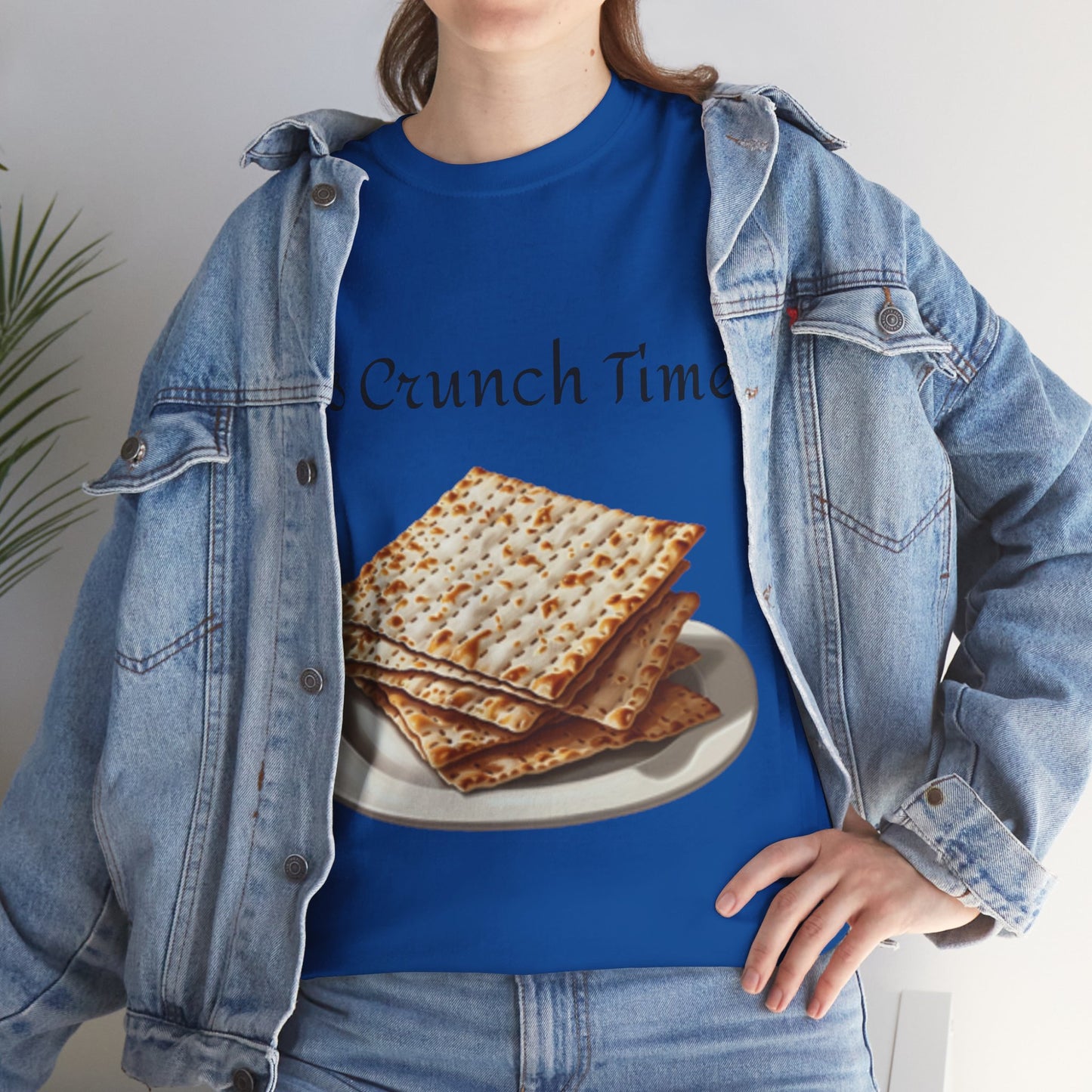 It's Crunch Time Matza Unisex Heavy Cotton Tee