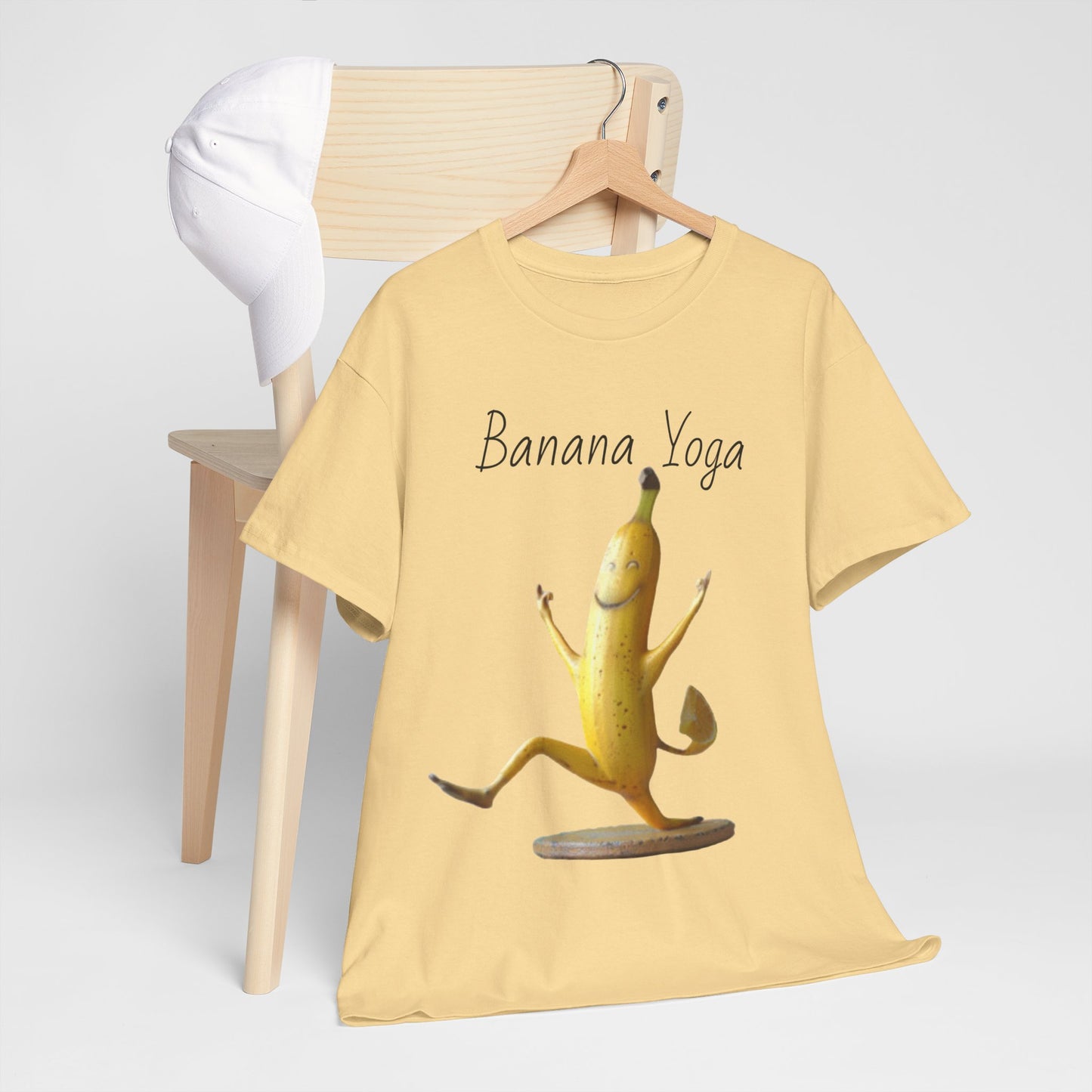 Banana Yoga2 Unisex Heavy Cotton Tee