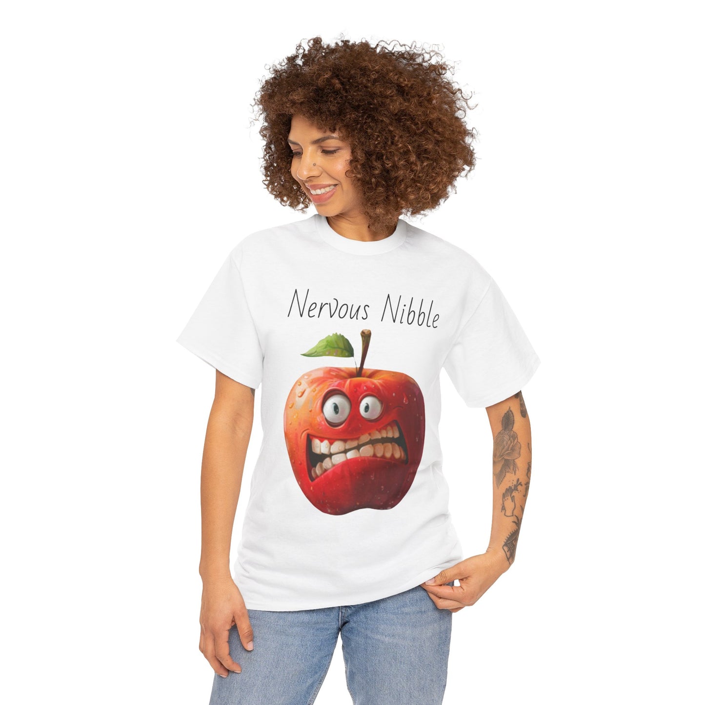 Nervous Nibble Unisex Heavy Cotton Tee