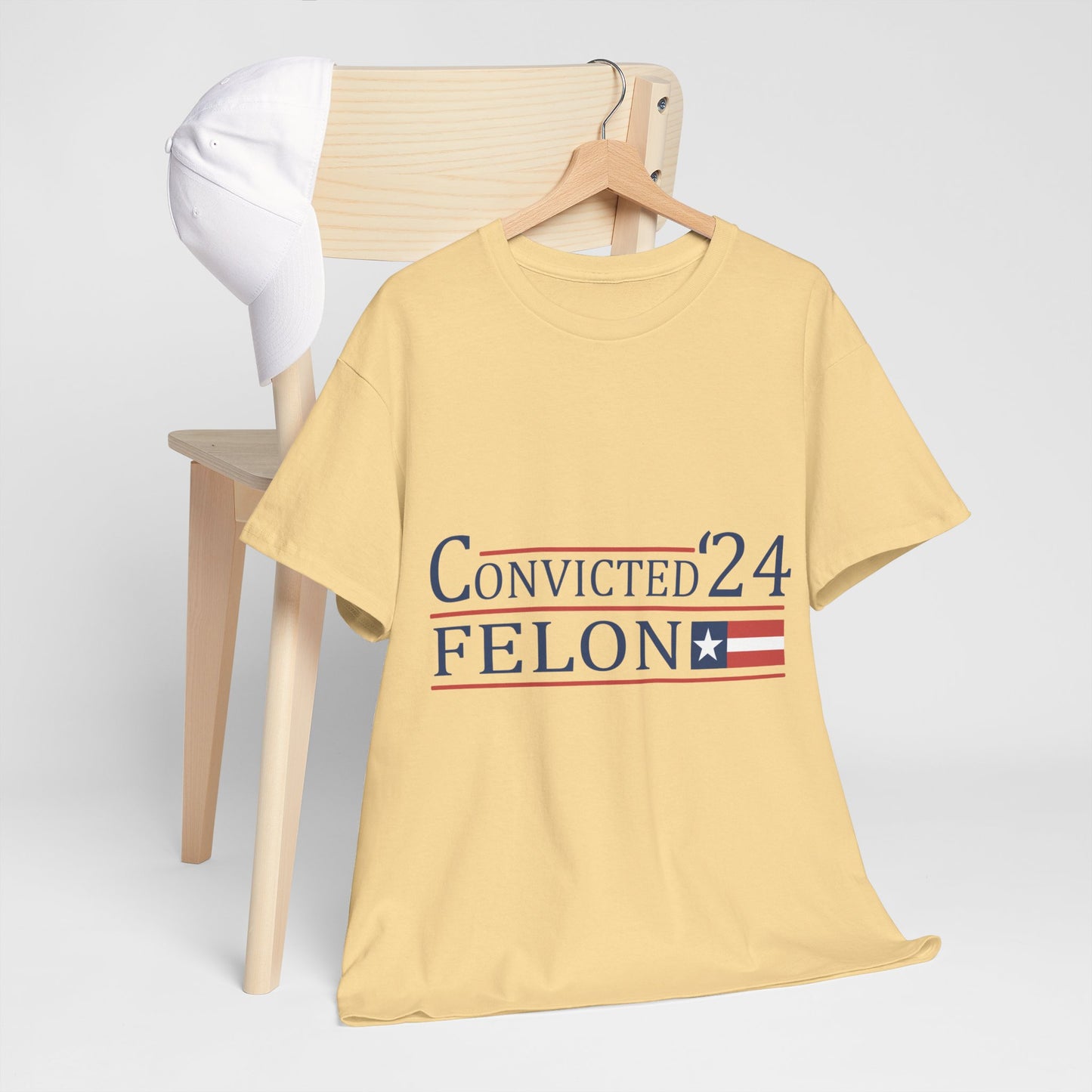 Convicted Felon Unisex Heavy Cotton Tee