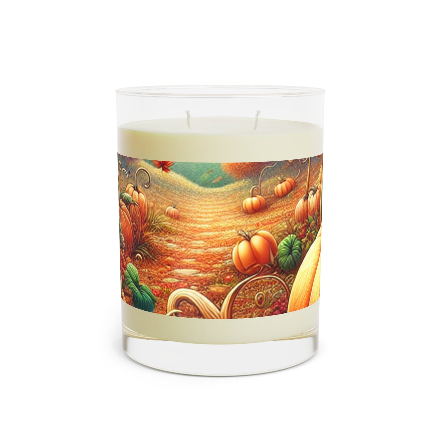 Pumpkin Season Scented Candle - Full Glass, 11oz