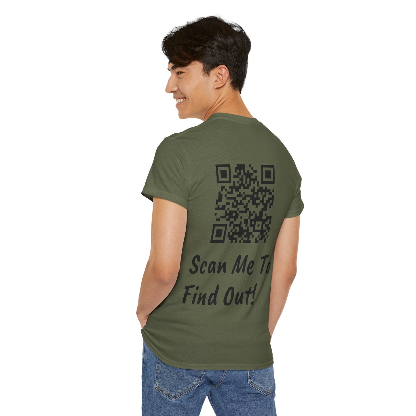 QR Code Unisex Heavy Cotton Tee