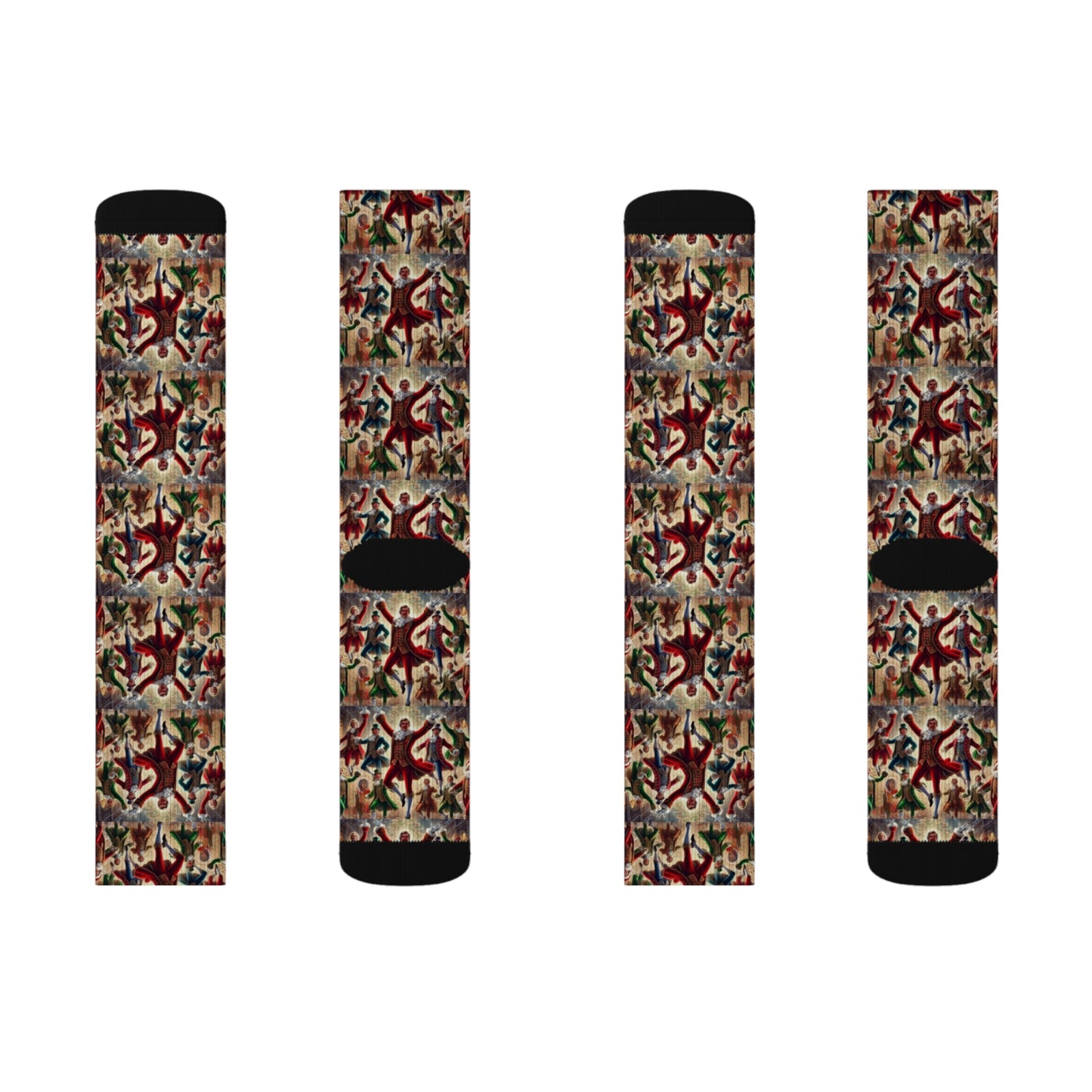 Ugly Sweater Collection 10 Sublimation Socks