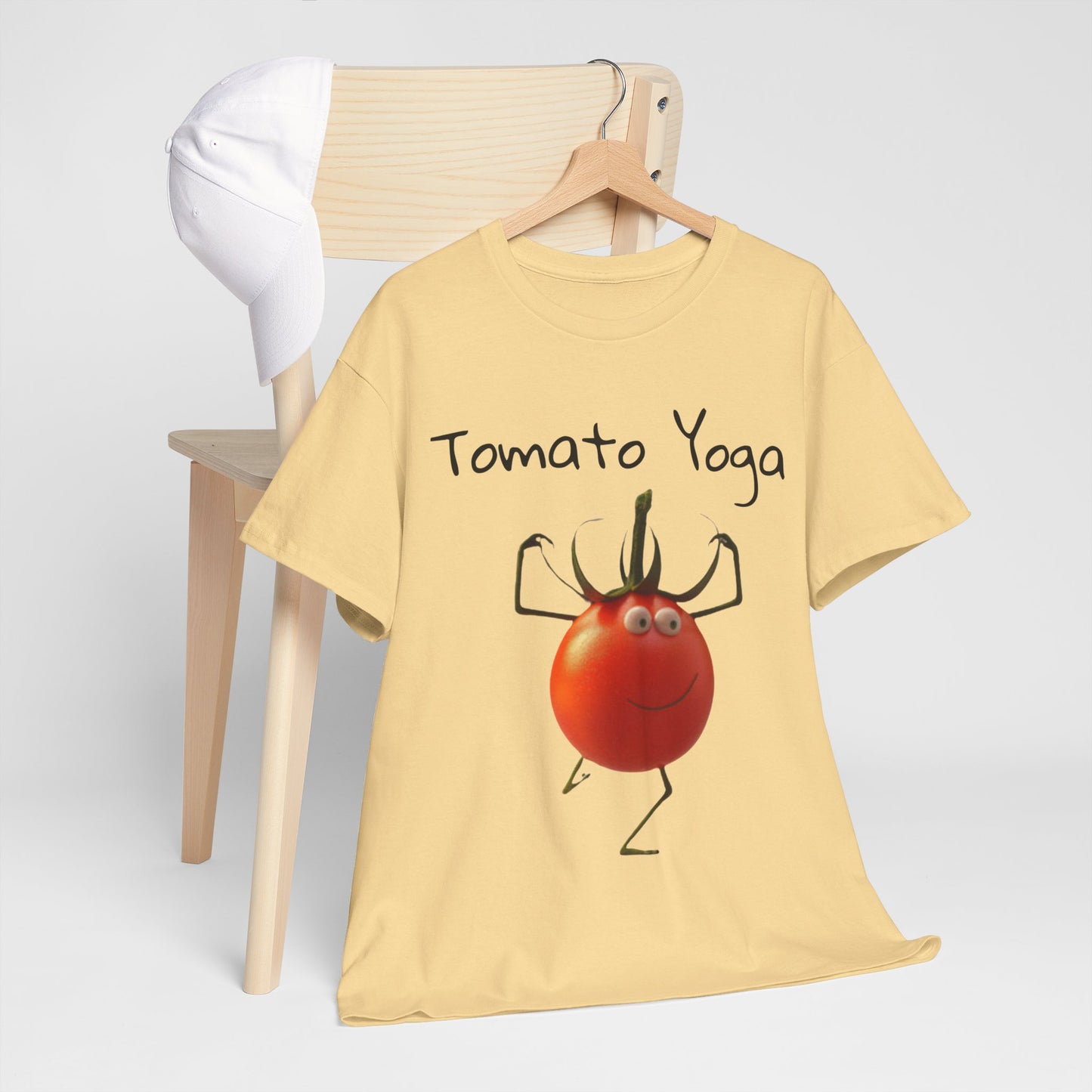 Tomato Yoga Unisex Heavy Cotton Tee