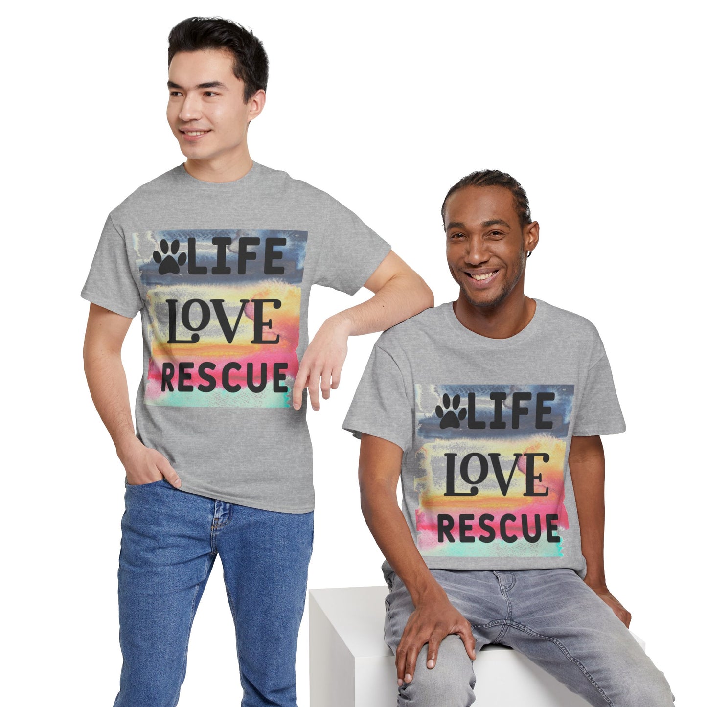 Life Love Rescue Unisex Heavy Cotton Tee