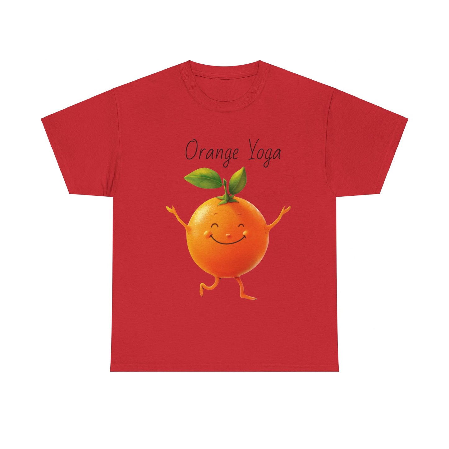 Orange Yoga Unisex Heavy Cotton Tee