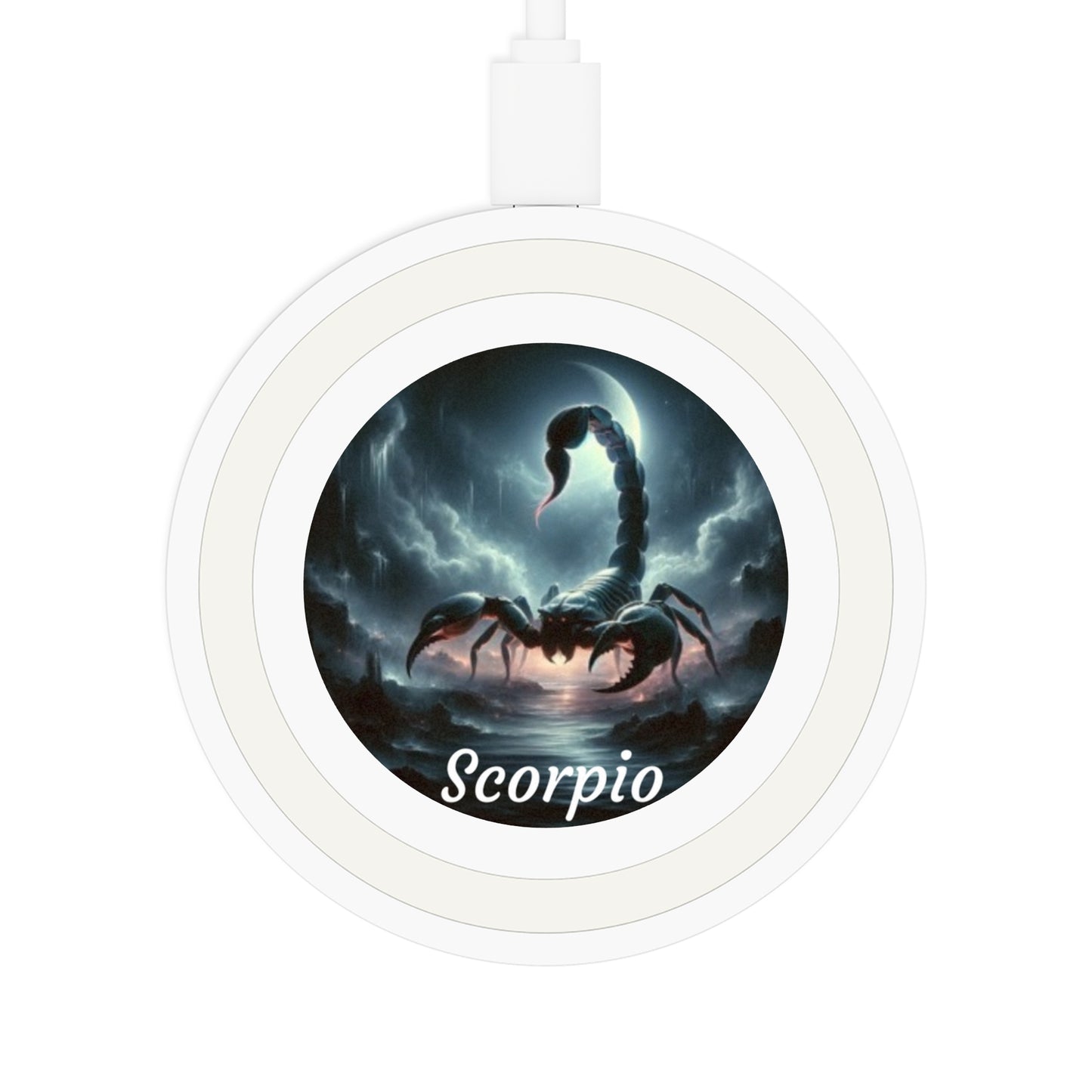 Scorpio Zodiac Sign Quake Wireless Charging Pad