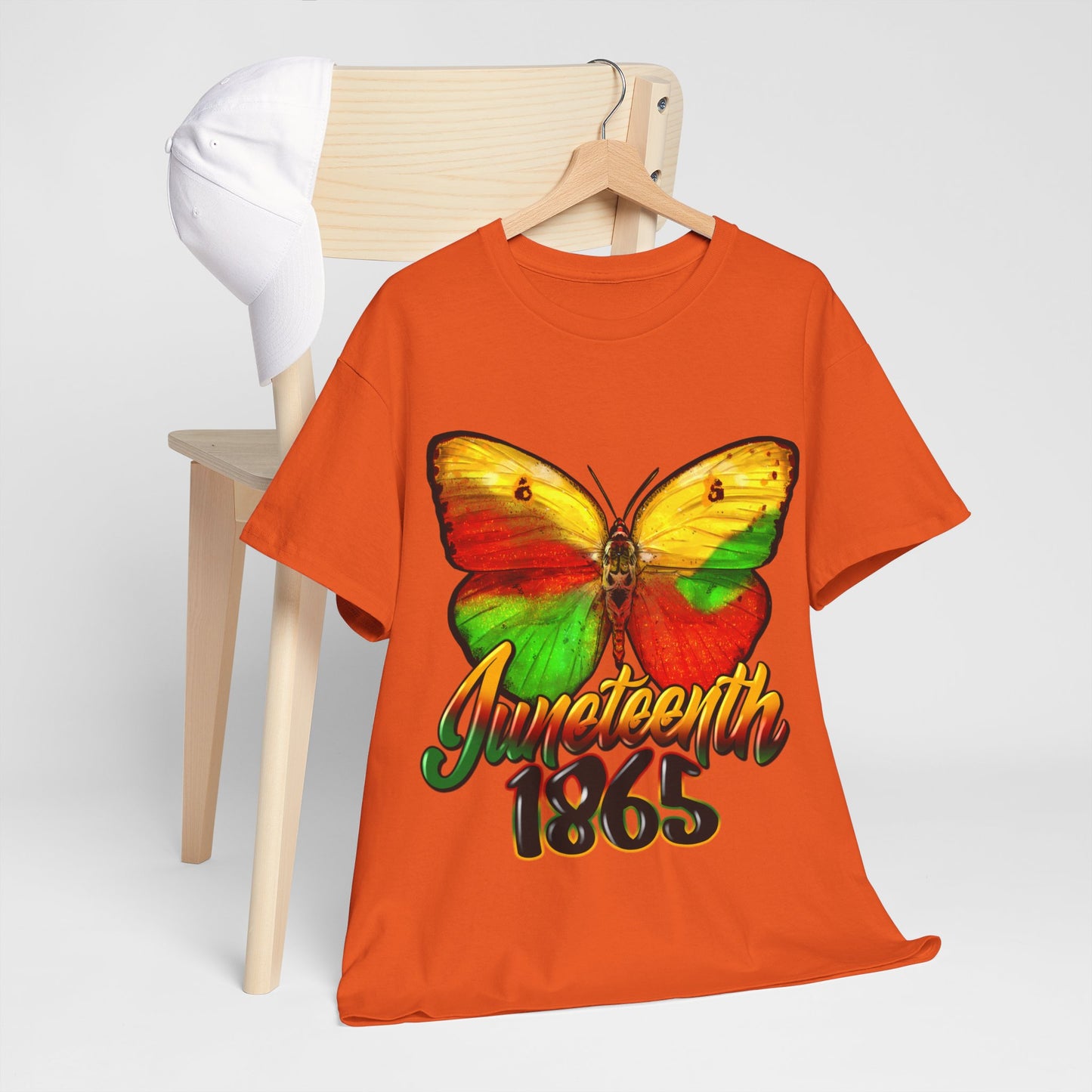 Juneteenth Butterfly Unisex Heavy Cotton Tee