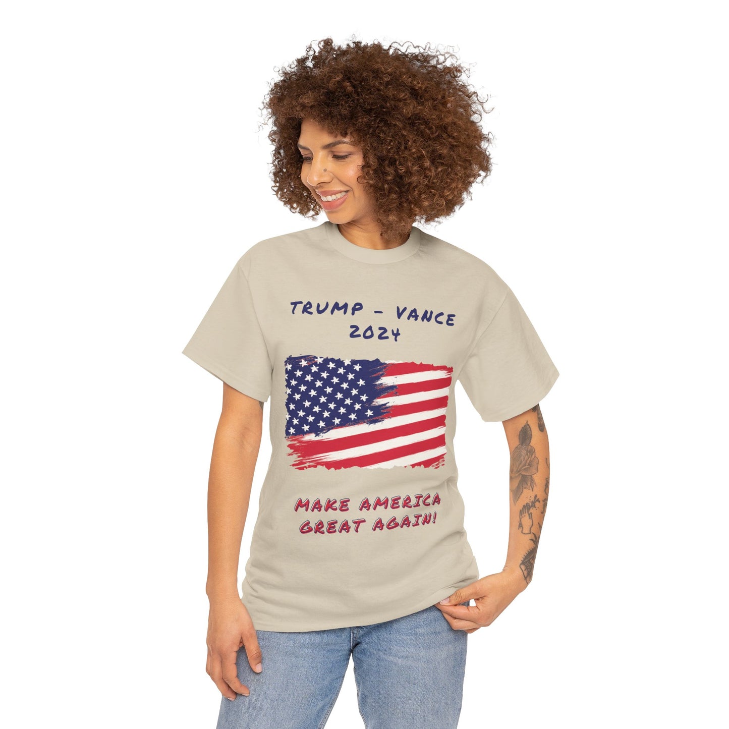 Trump Vance Unisex Heavy Cotton Tee