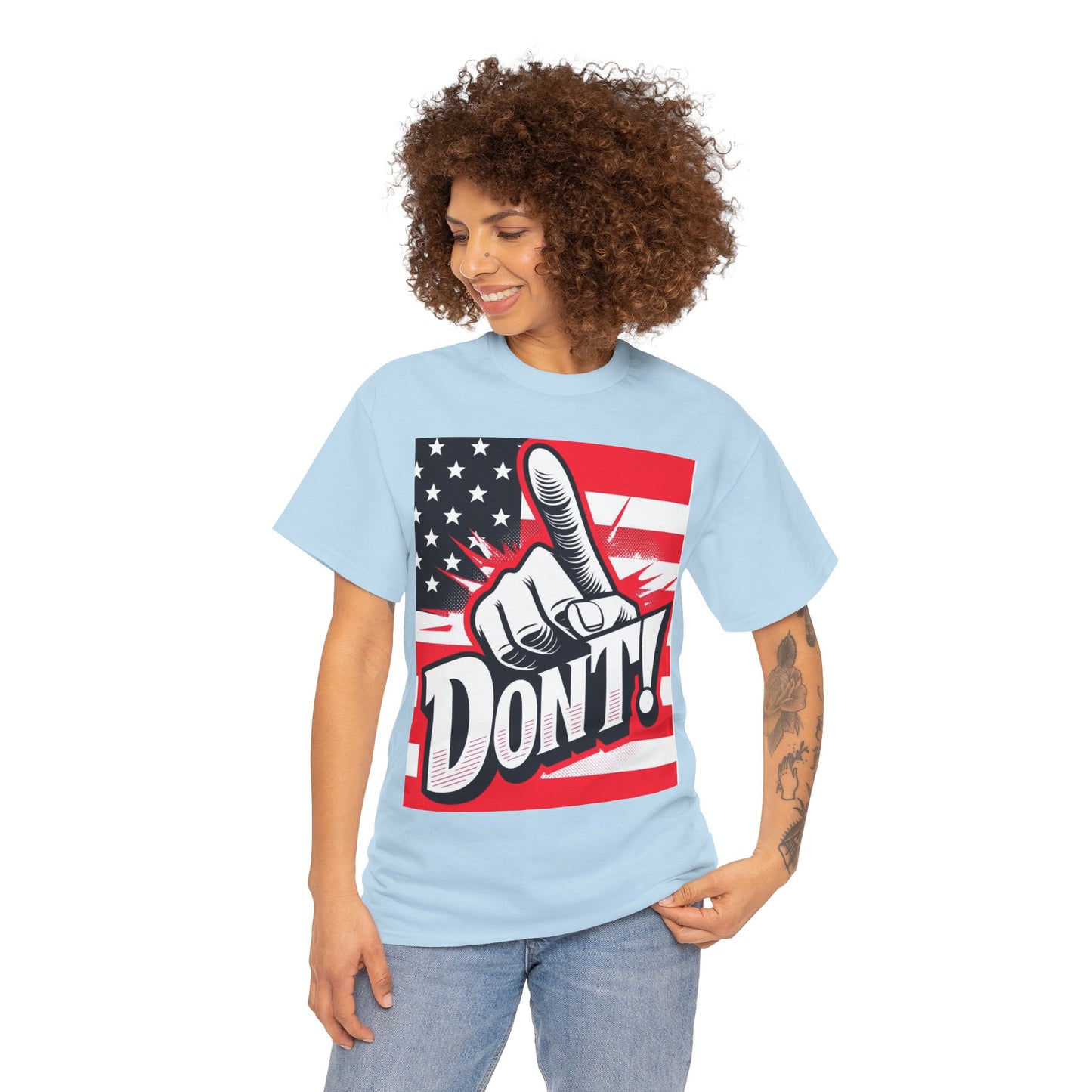 Don't Unisex Heavy Cotton Tee