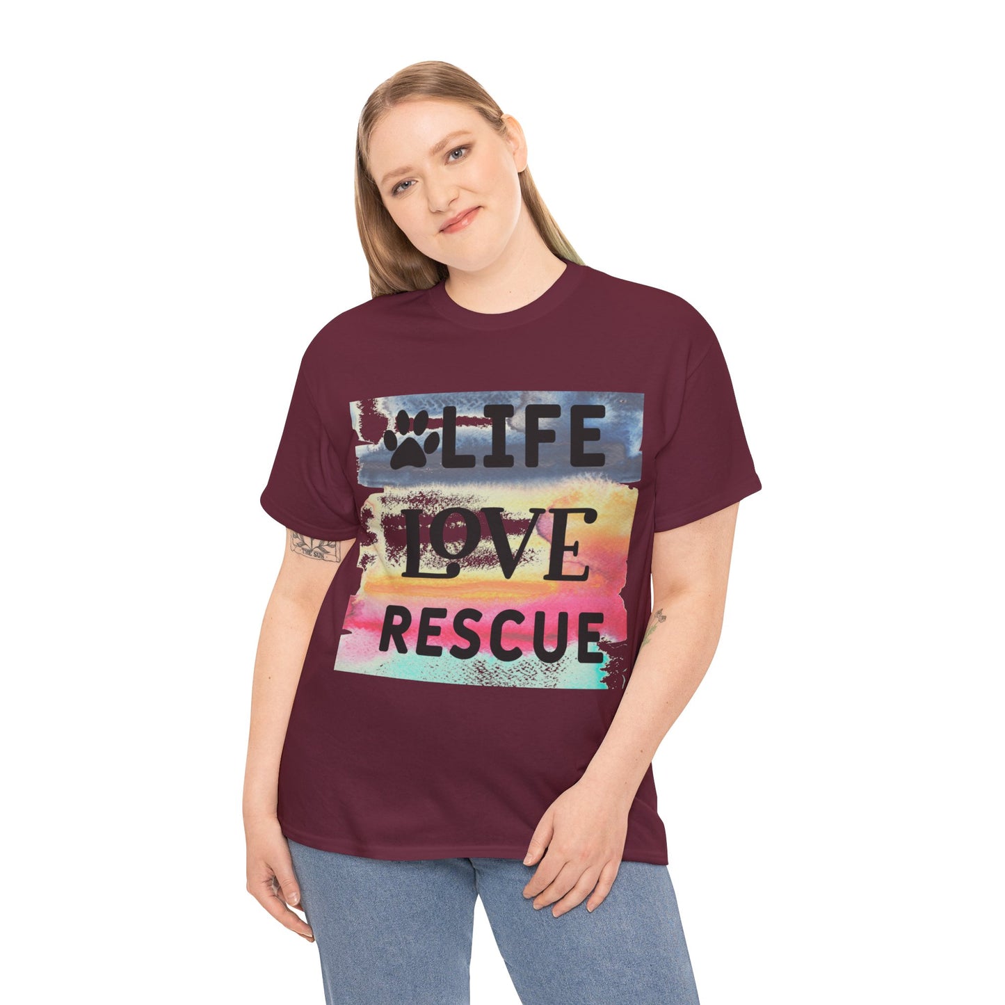 Life Love Rescue Unisex Heavy Cotton Tee