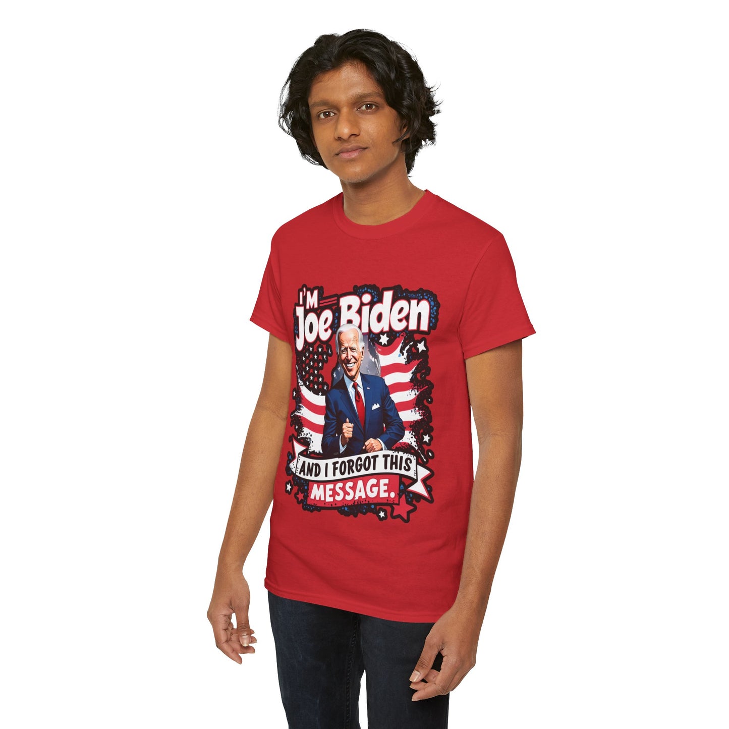 Biden I Forgot Unisex Heavy Cotton Tee