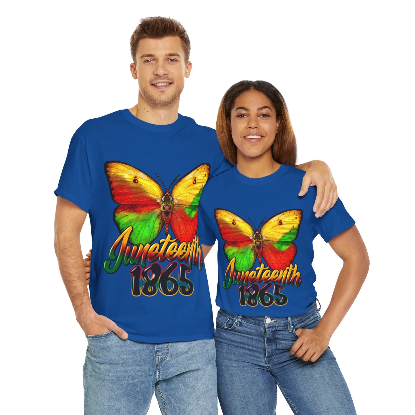 Juneteenth Butterfly Unisex Heavy Cotton Tee