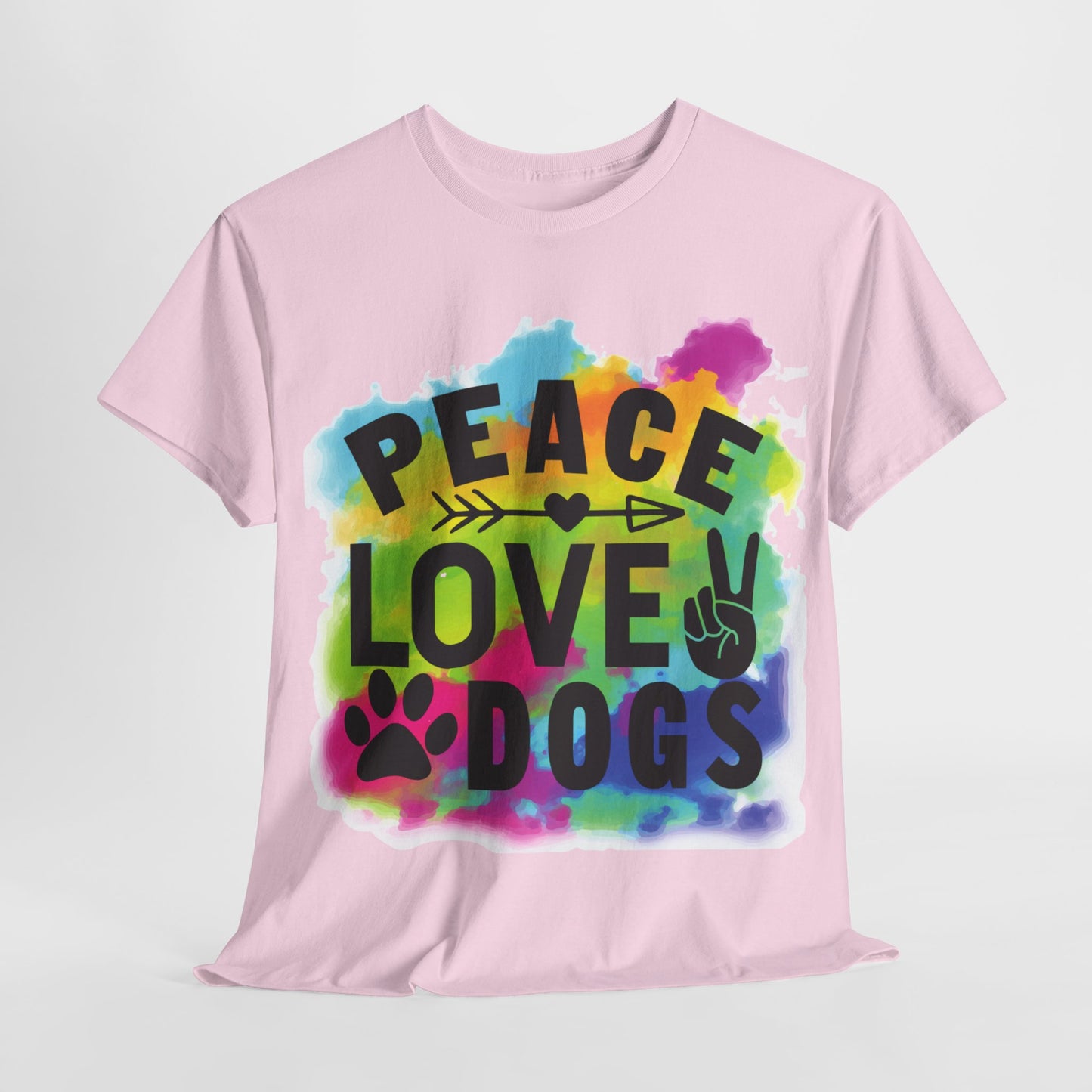 Peace Love Dogs Unisex Heavy Cotton Tee