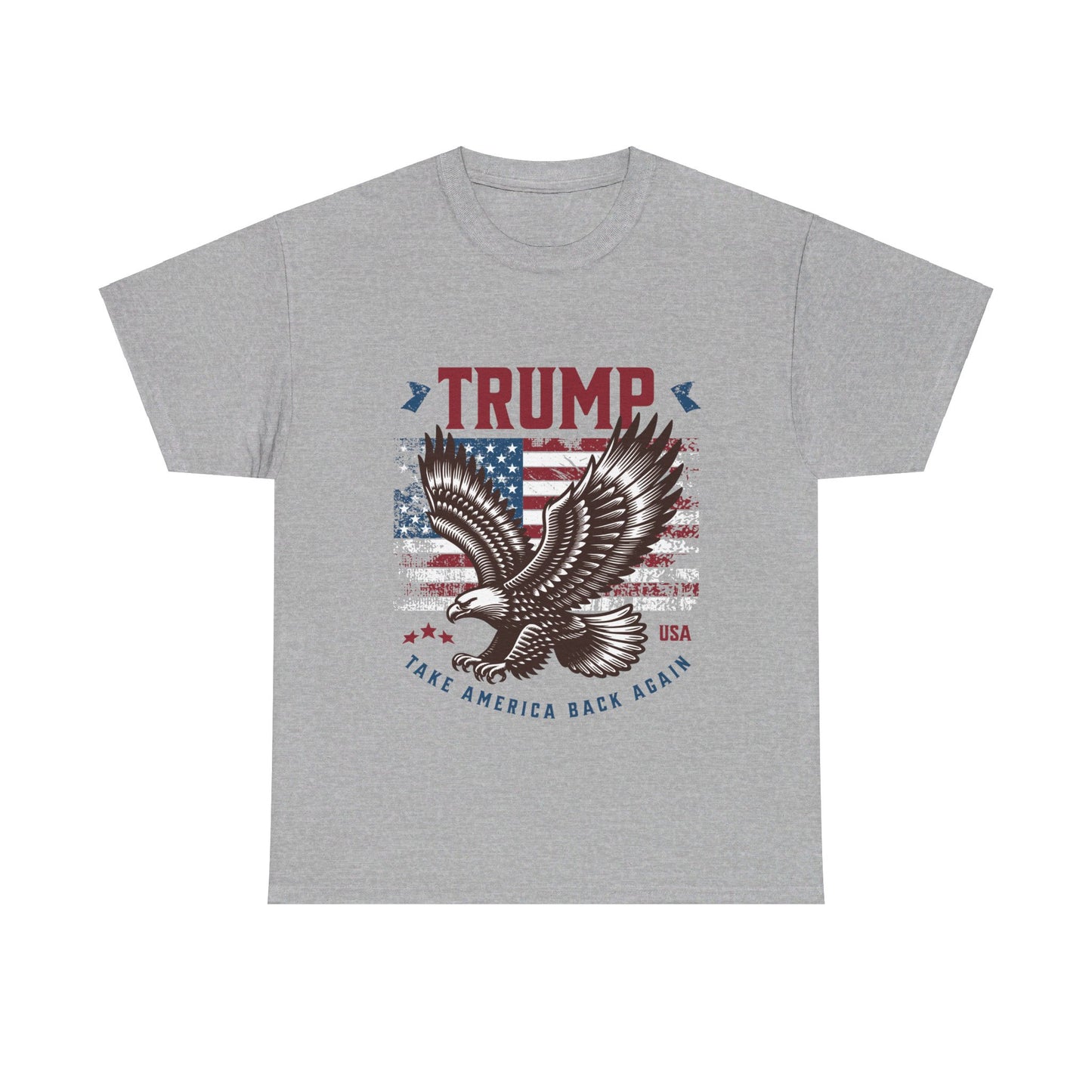 Trump MAGA Eagle Unisex Heavy Cotton Tee