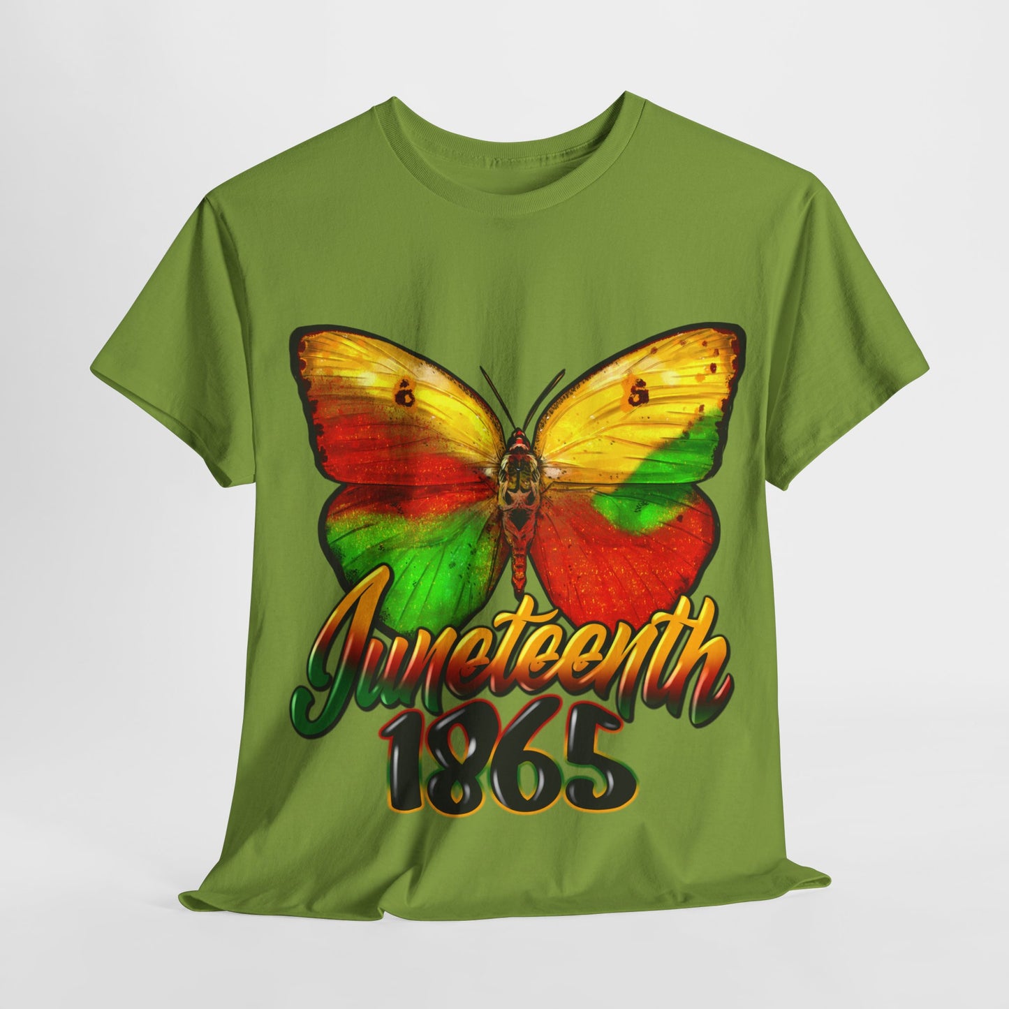 Juneteenth Butterfly Unisex Heavy Cotton Tee