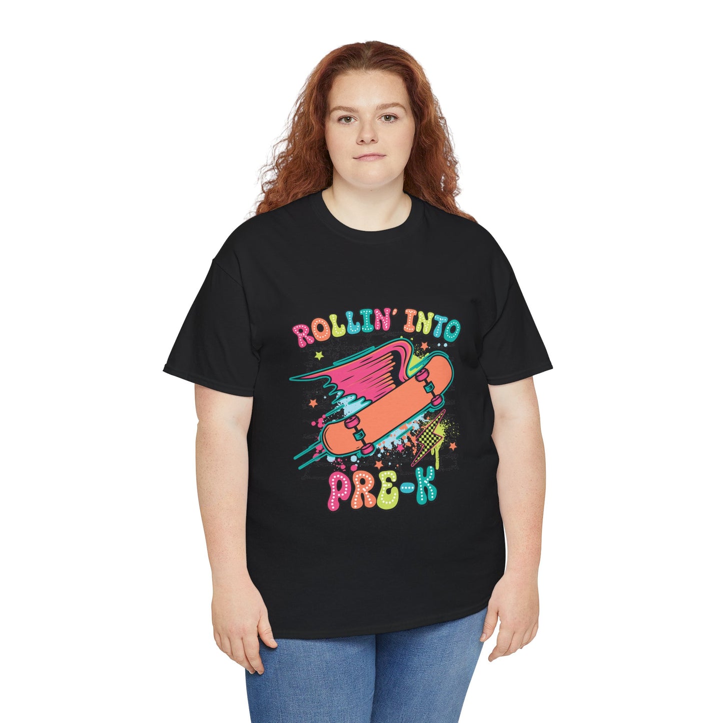 Rockin Into Pre K Unisex Heavy Cotton Tee