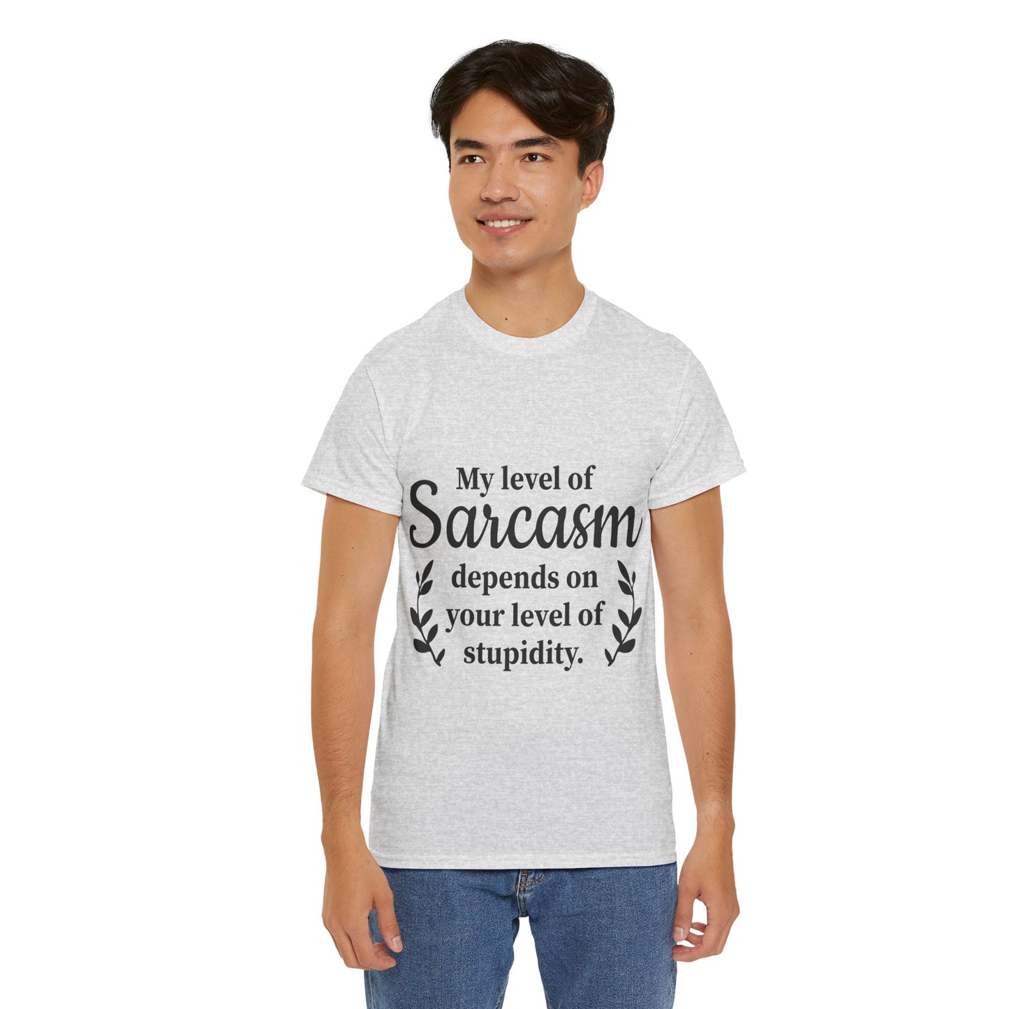 My Level Of Sarcasm Unisex Heavy Cotton Tee