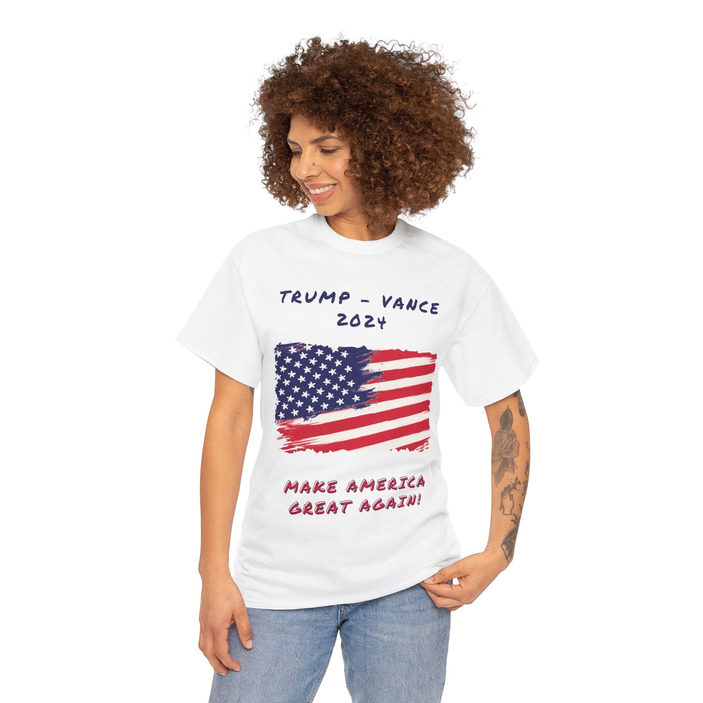 Trump Vance Unisex Heavy Cotton Tee