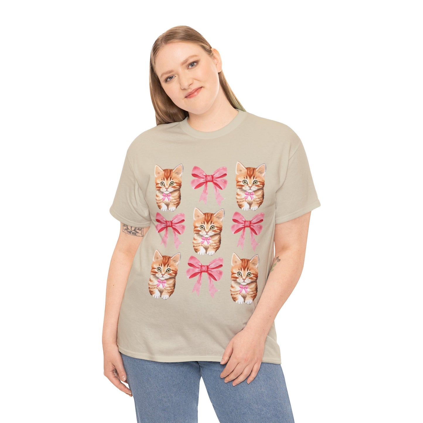 Cat Coquette Unisex Heavy Cotton Tee