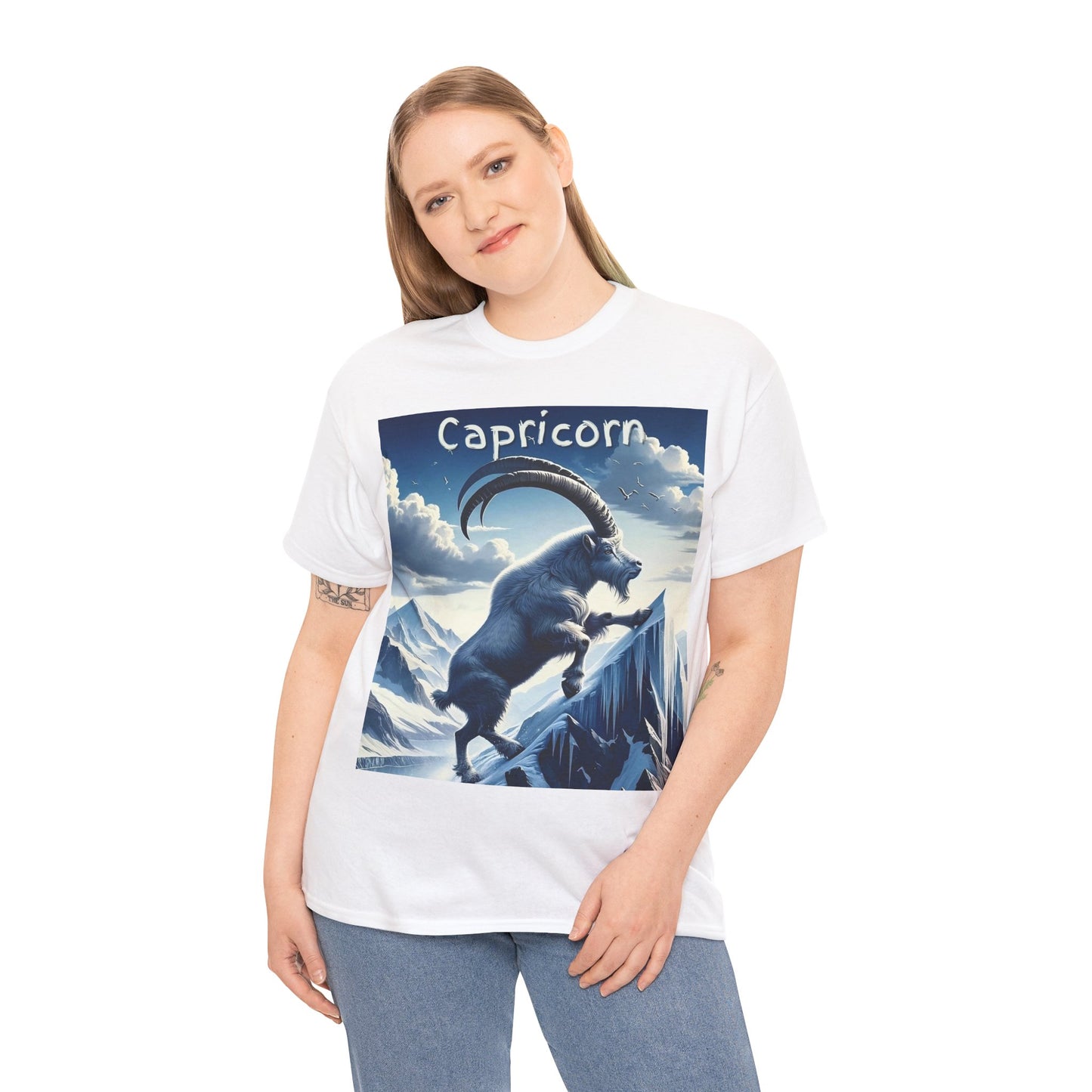 Capricorn Unisex Heavy Cotton Tee