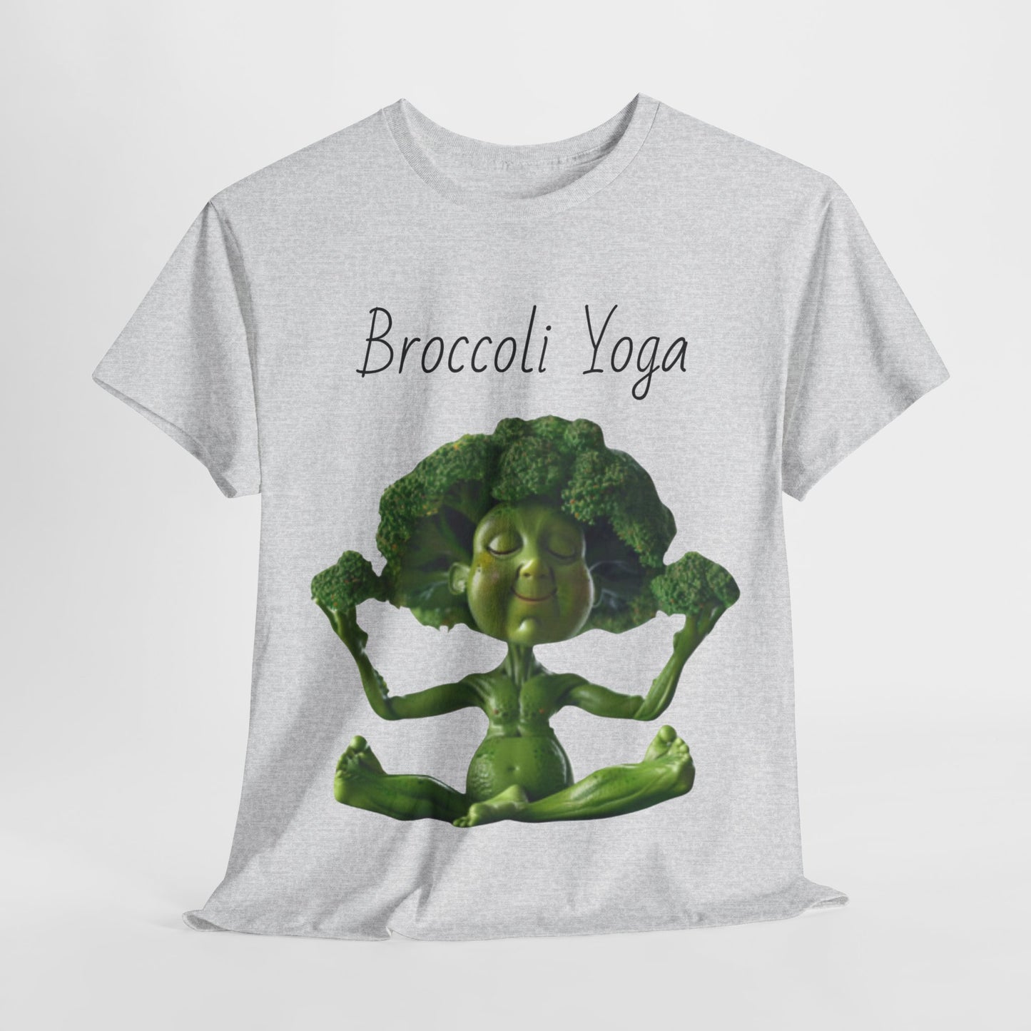 Broccoli Yoga Unisex Heavy Cotton Tee