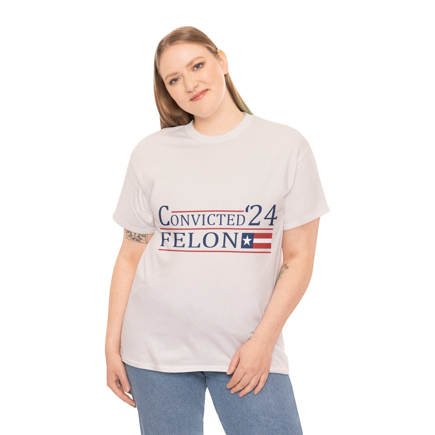 Convicted Felon Unisex Heavy Cotton Tee