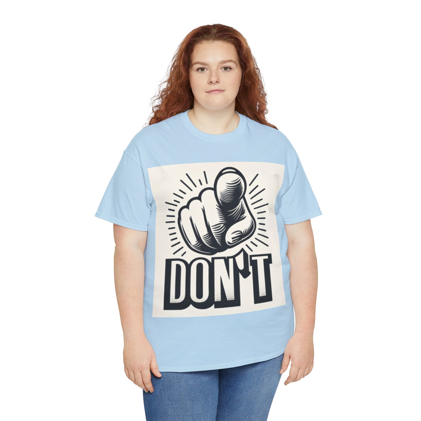 Don't Finger Unisex Heavy Cotton Tee