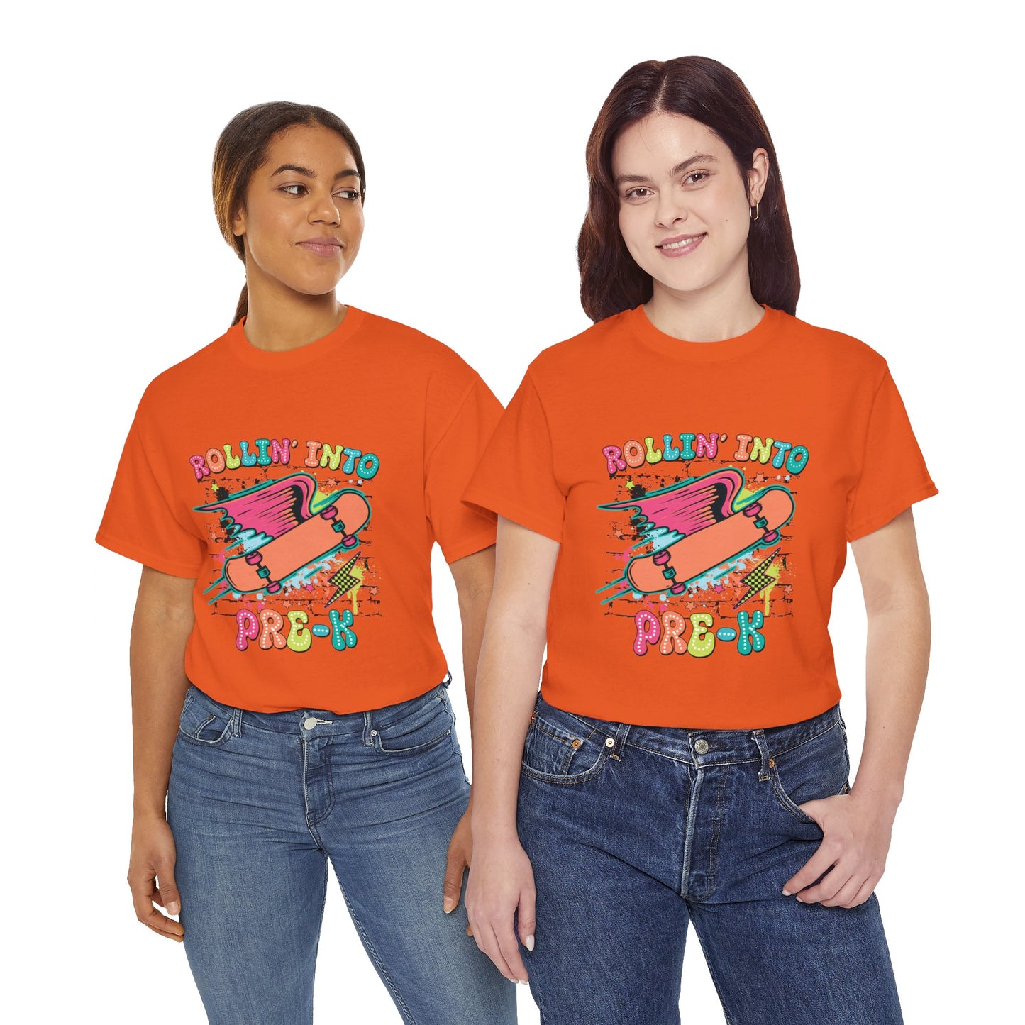 Rockin Into Pre K Unisex Heavy Cotton Tee