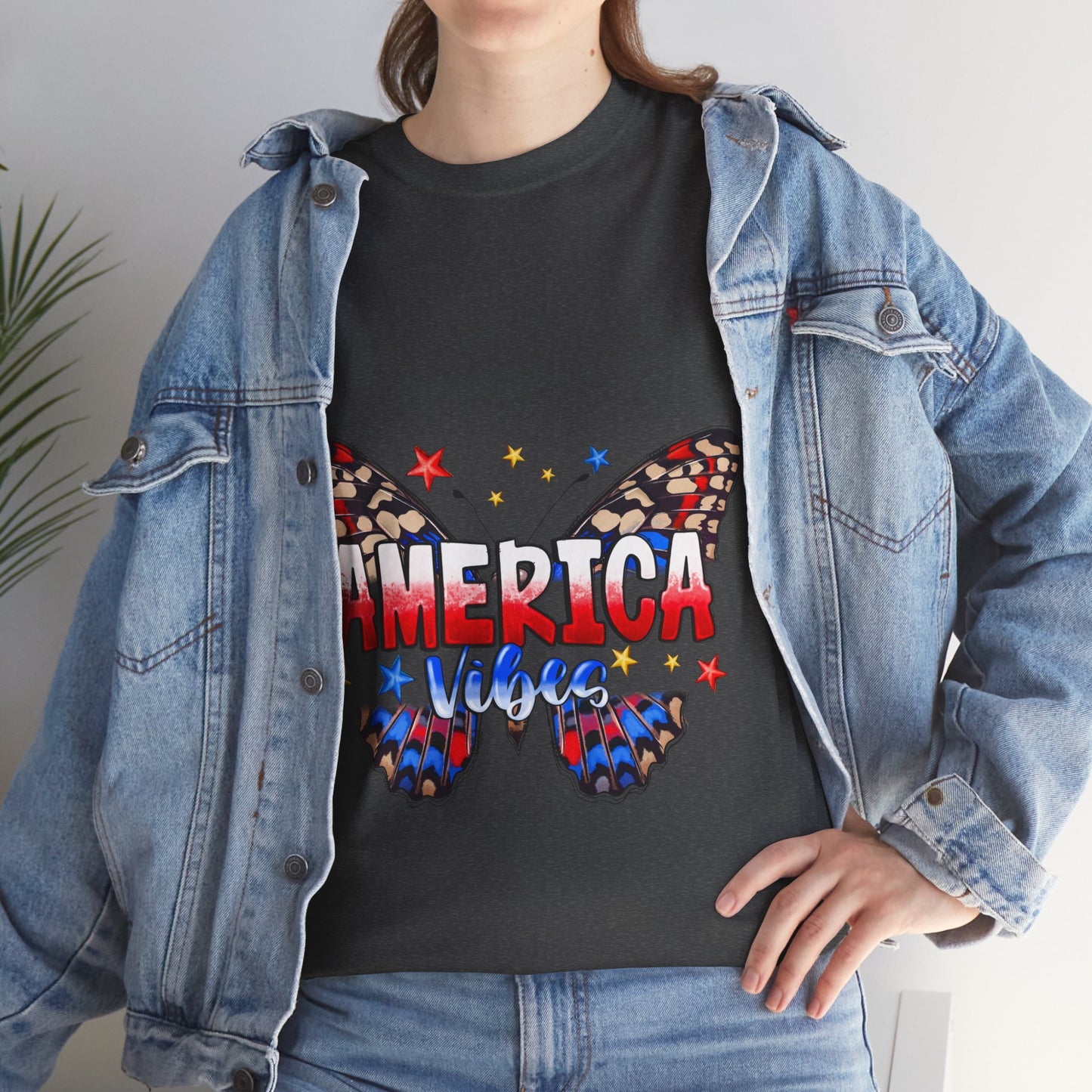 America Vibes Unisex Heavy Cotton Tee