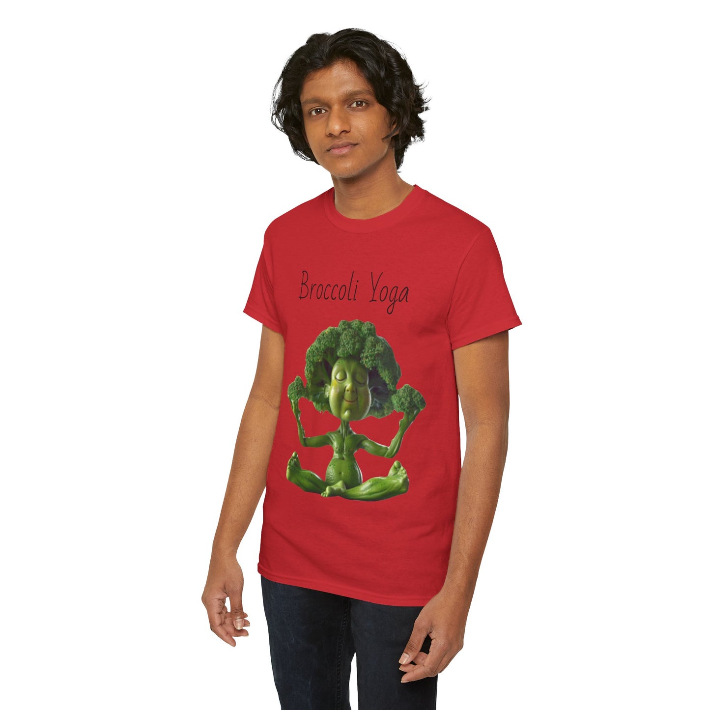 Broccoli Yoga Unisex Heavy Cotton Tee