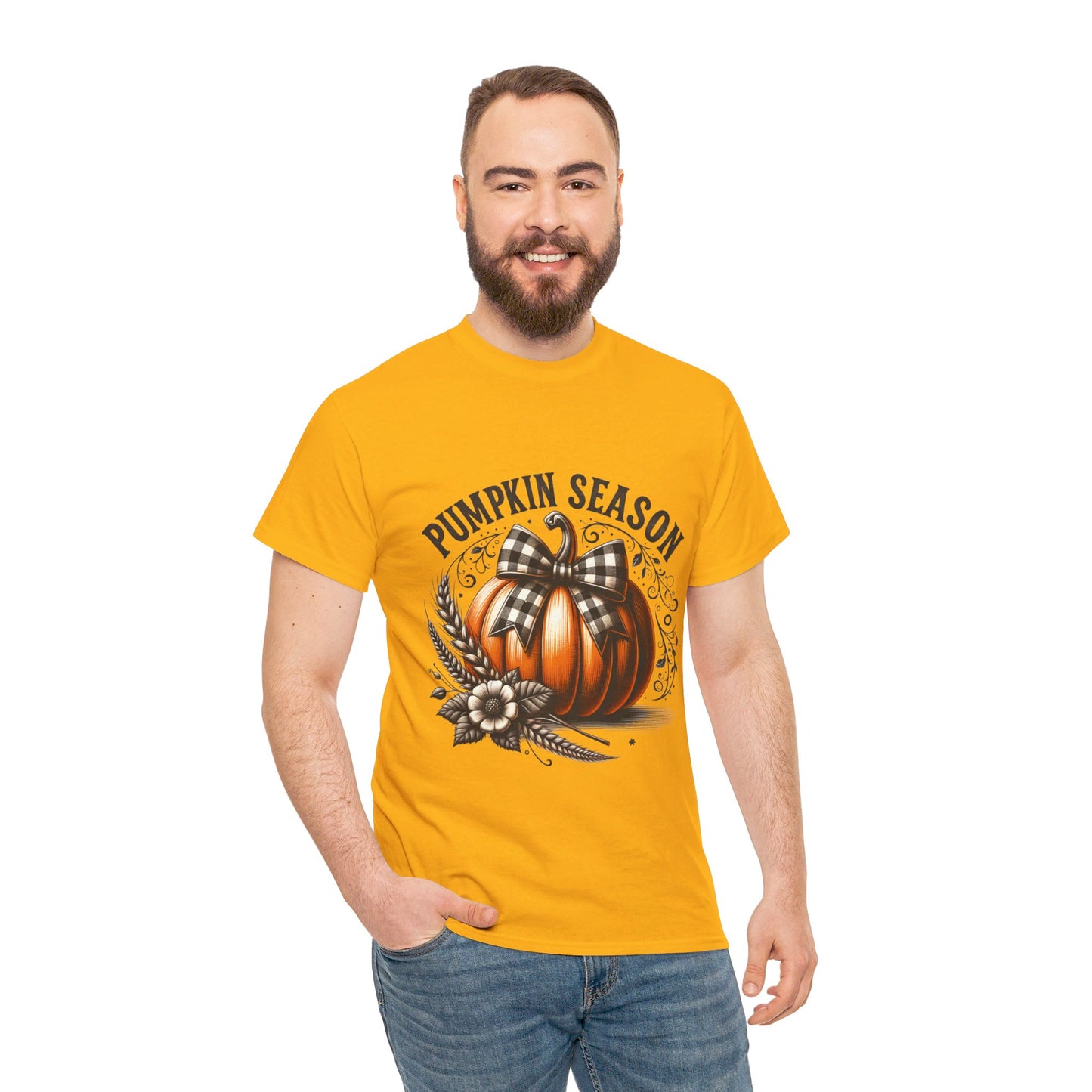 Pumpkin Season Unisex Heavy Cotton Tee