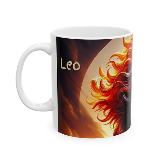 Leo Ceramic Mug, 11oz