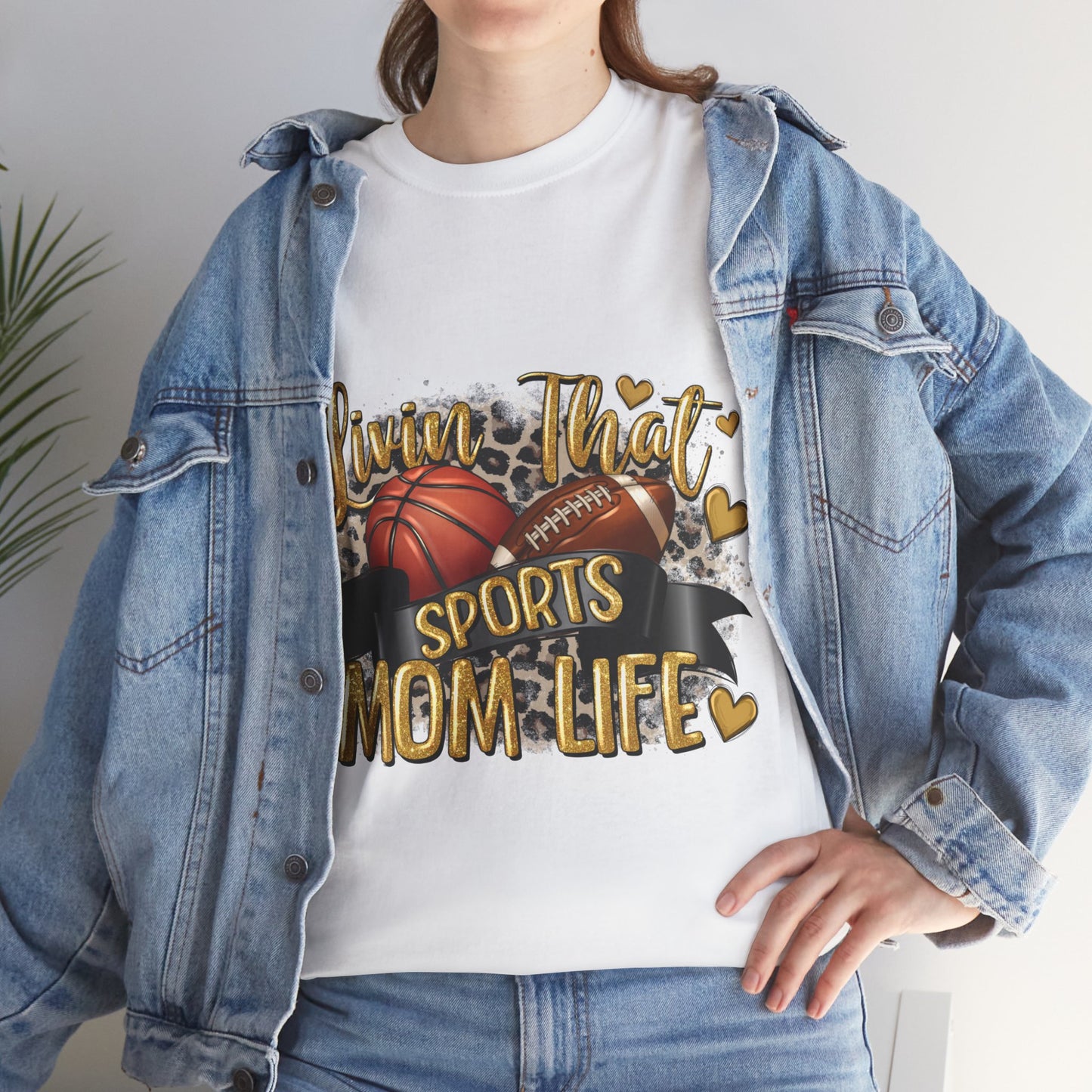 Sports Life Mom Unisex Heavy Cotton Tee