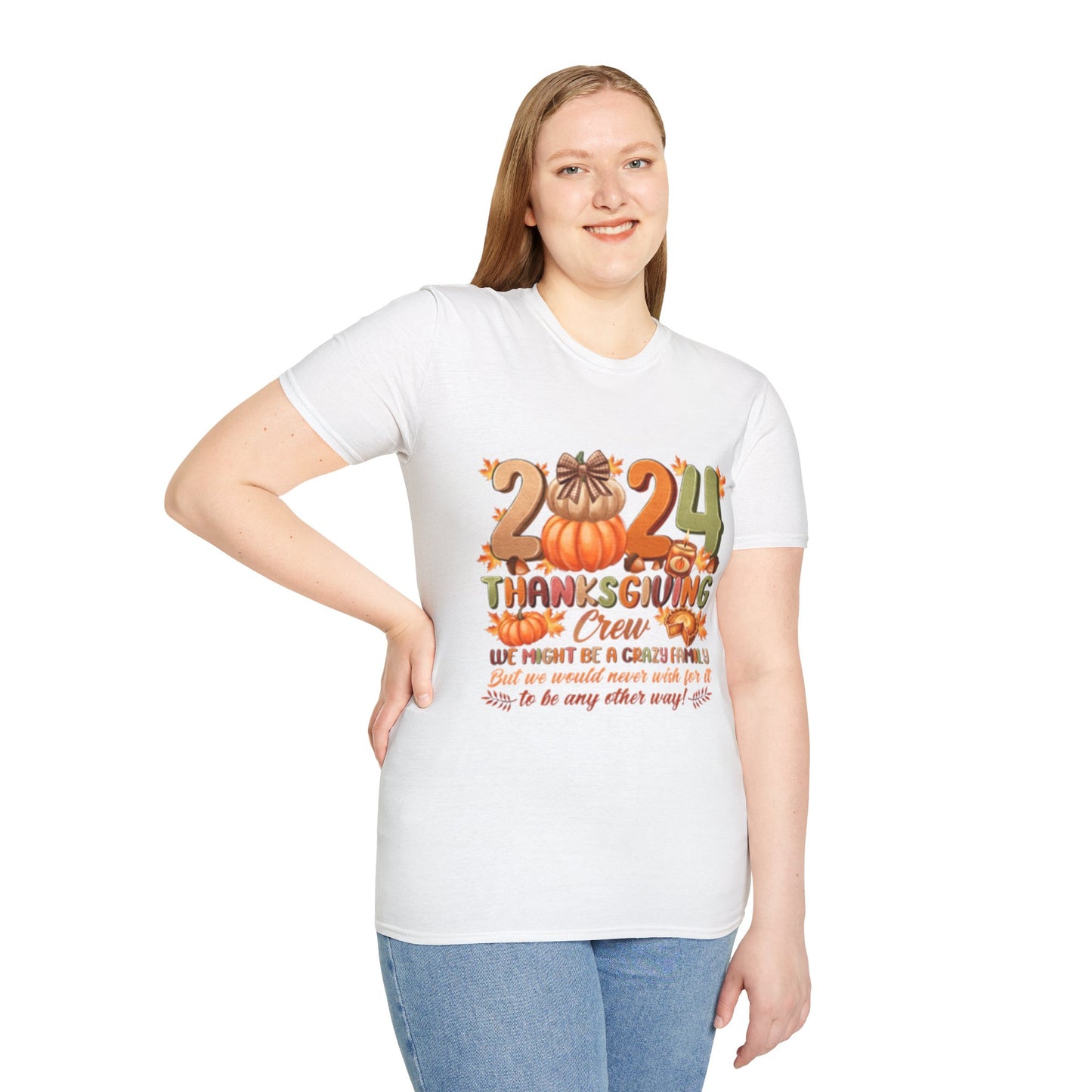 Thanksgiving Family 2024 Unisex Softstyle T-Shirt