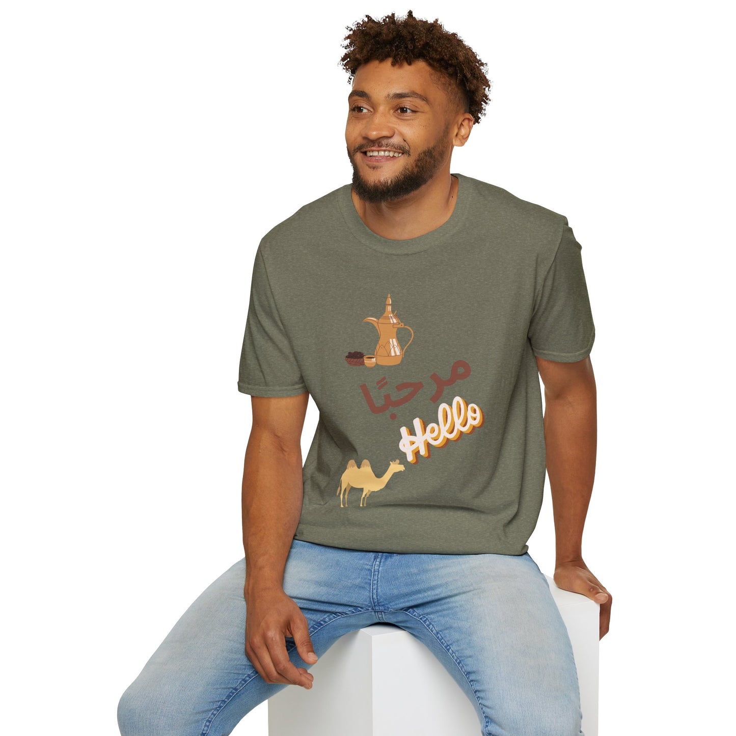 Hello in Arabic Unisex Softstyle T-Shirt