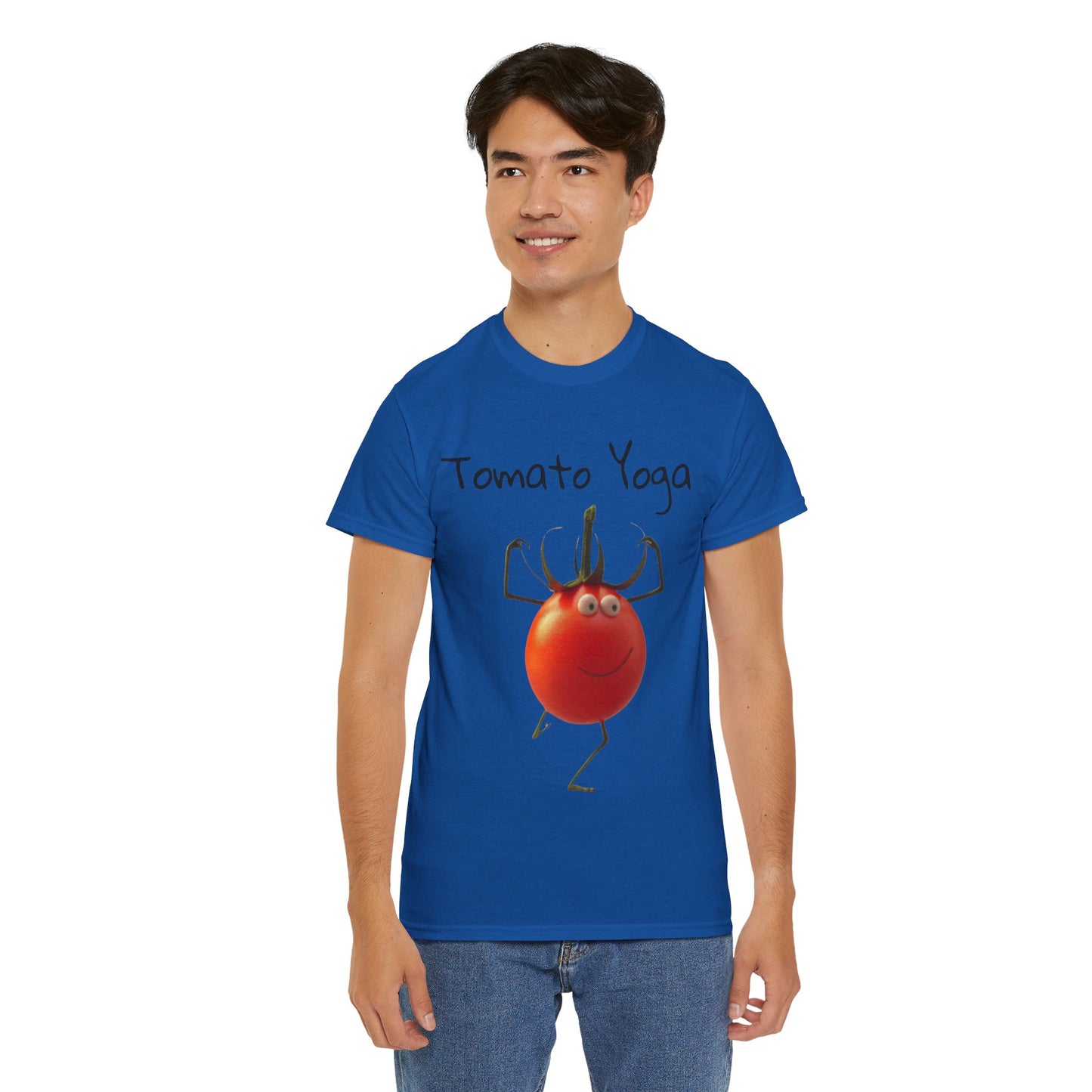 Tomato Yoga Unisex Heavy Cotton Tee