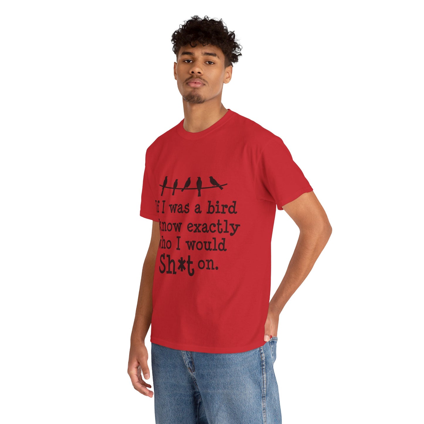 If I Were A Bird Unisex Heavy Cotton Tee