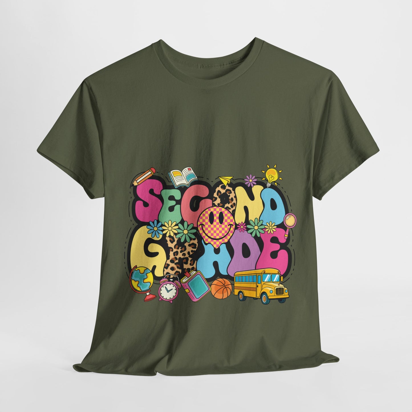 Second Grade Unisex Heavy Cotton Tee