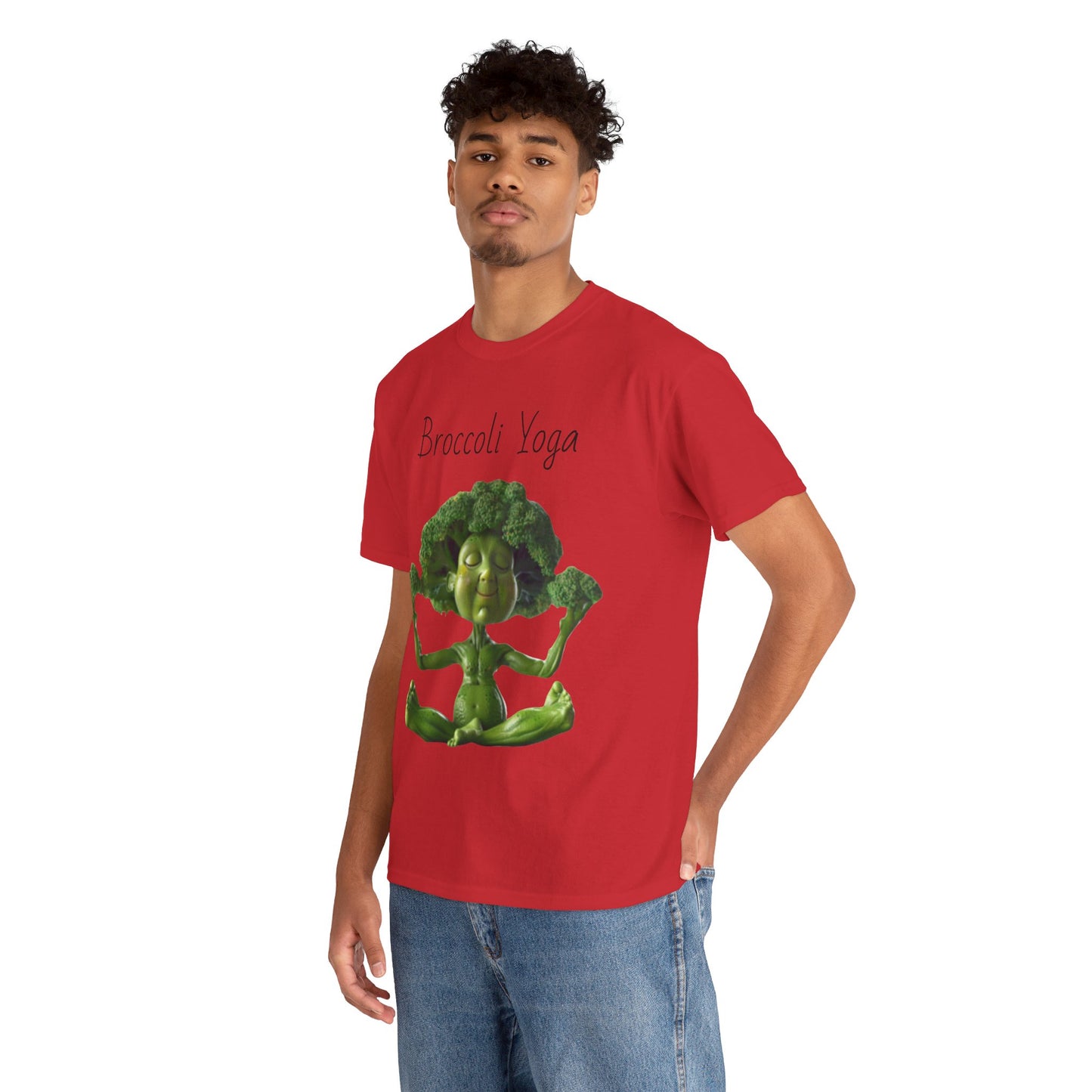 Broccoli Yoga Unisex Heavy Cotton Tee