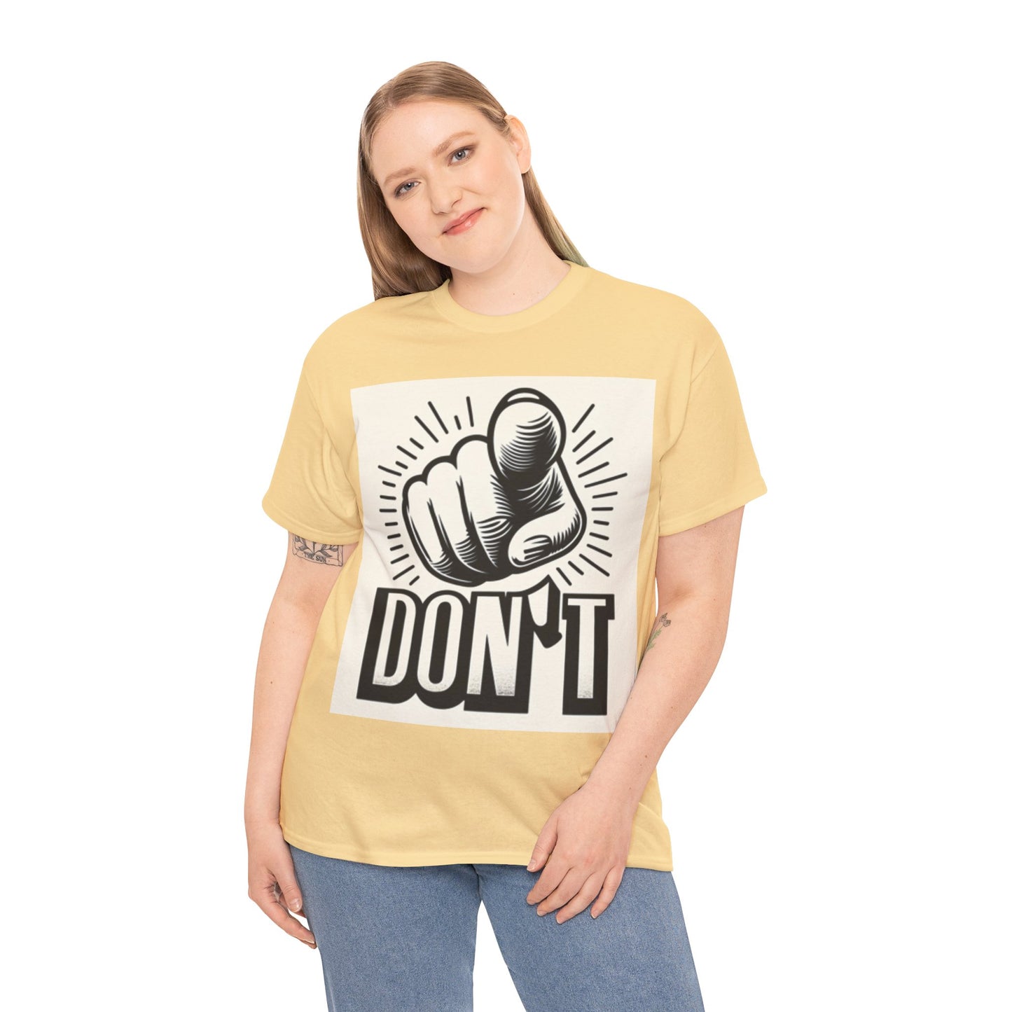 Don't Finger Unisex Heavy Cotton Tee